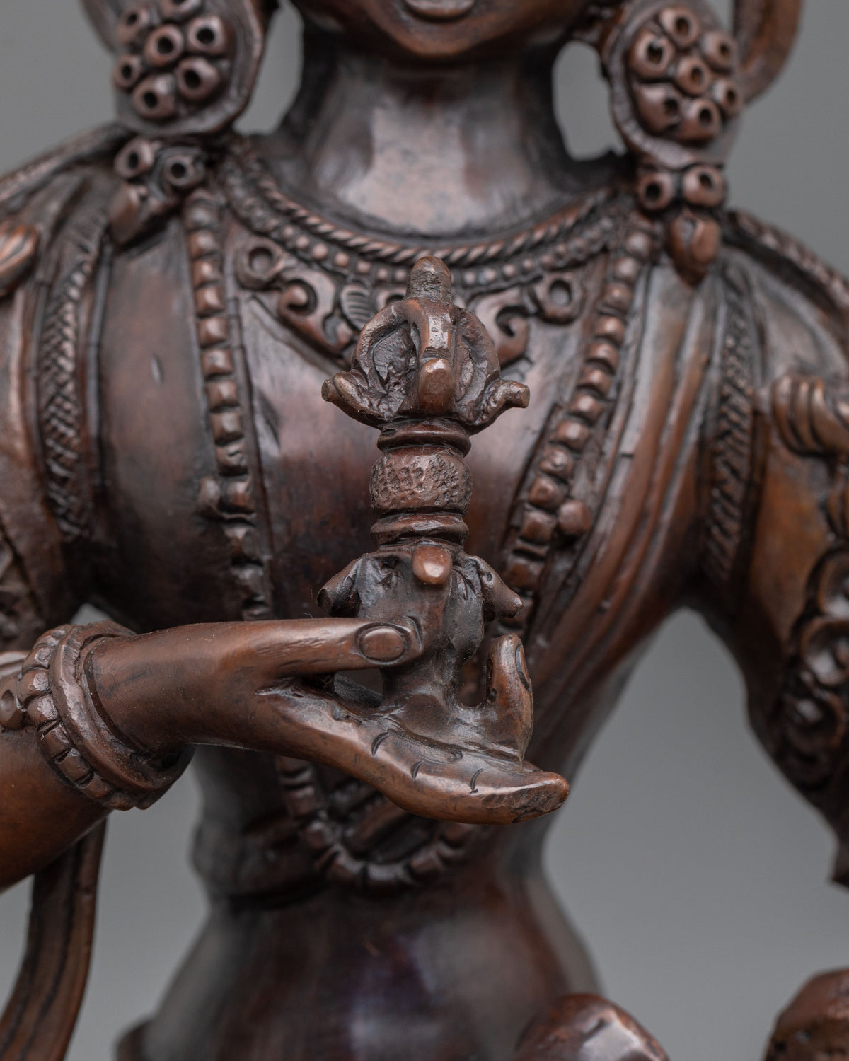 Handmade Vajrasattva Oxidized Sculpture | Tibetan Deity