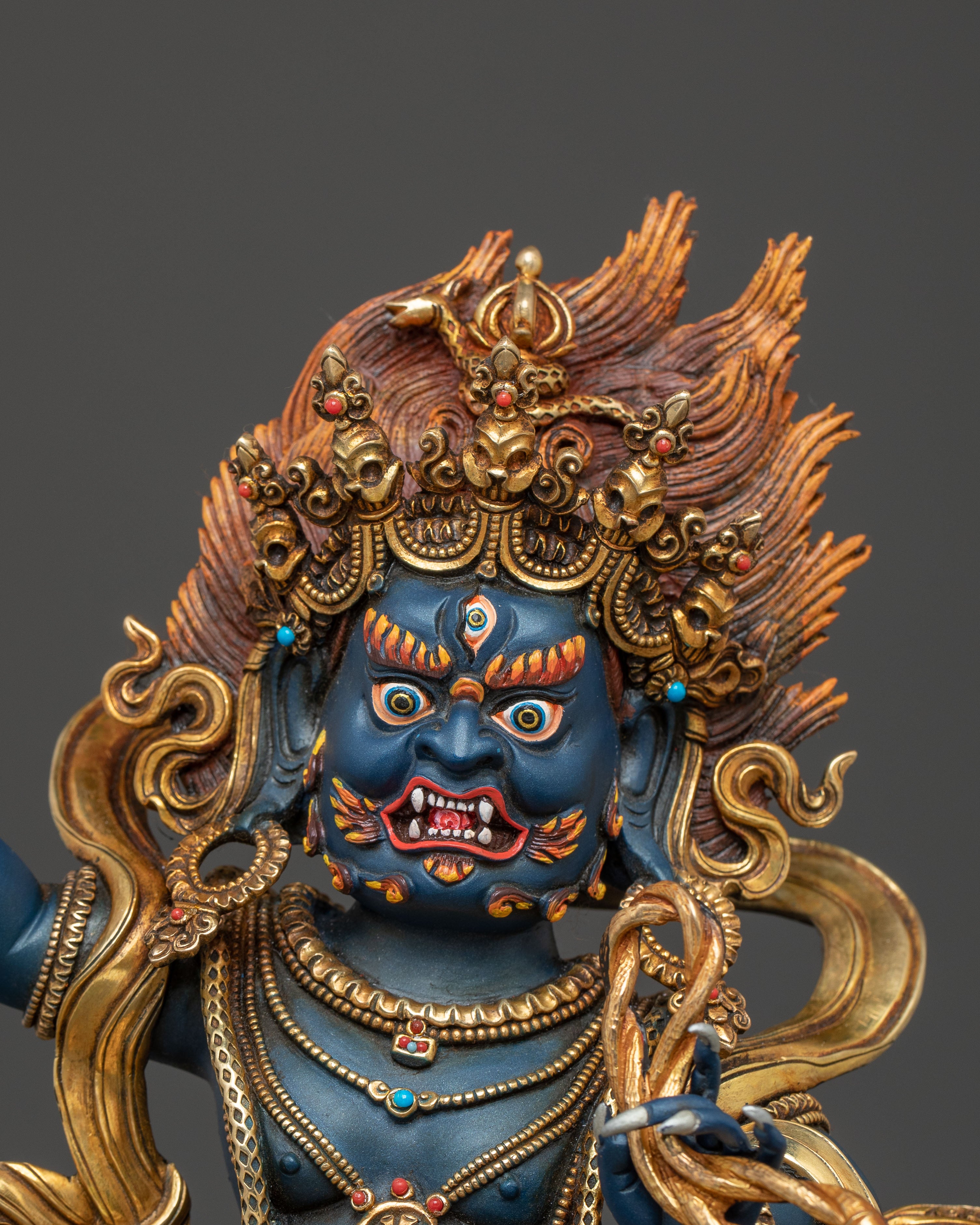 Handmade Vajrapani Statue: The Protector of Dharma