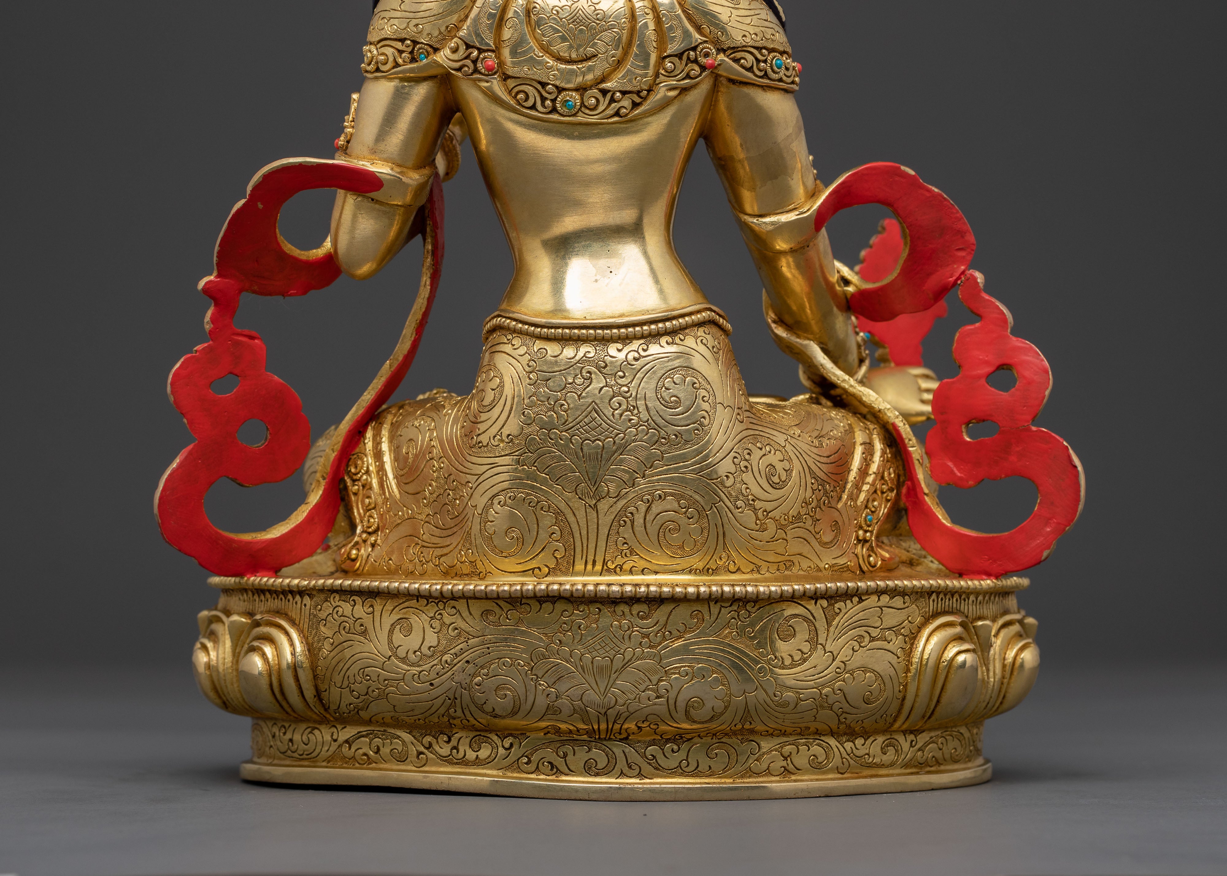 Golden Dukar Statue | Protector of the Dharma