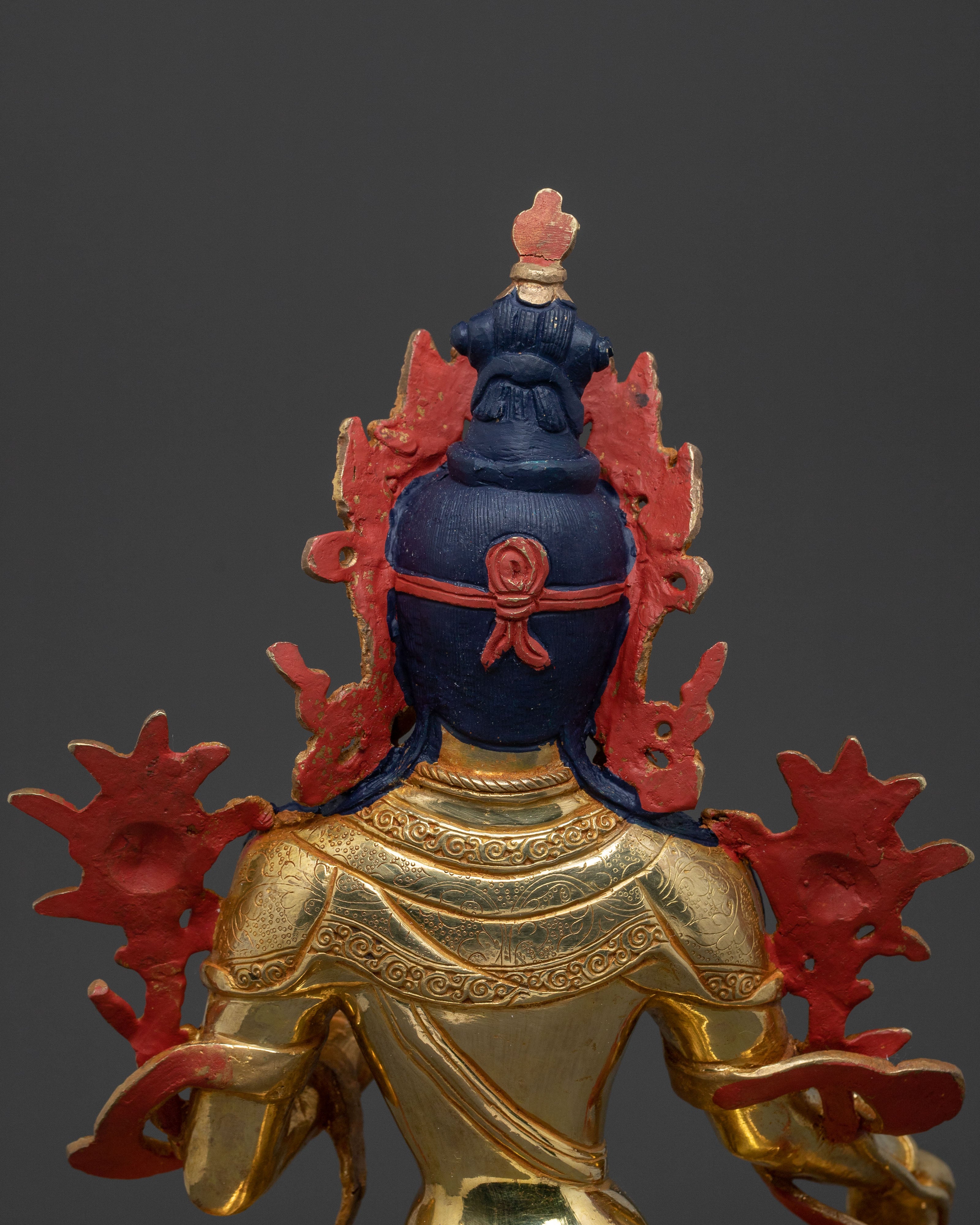 Handcrafted Green Tara Compassion Goddess Statue