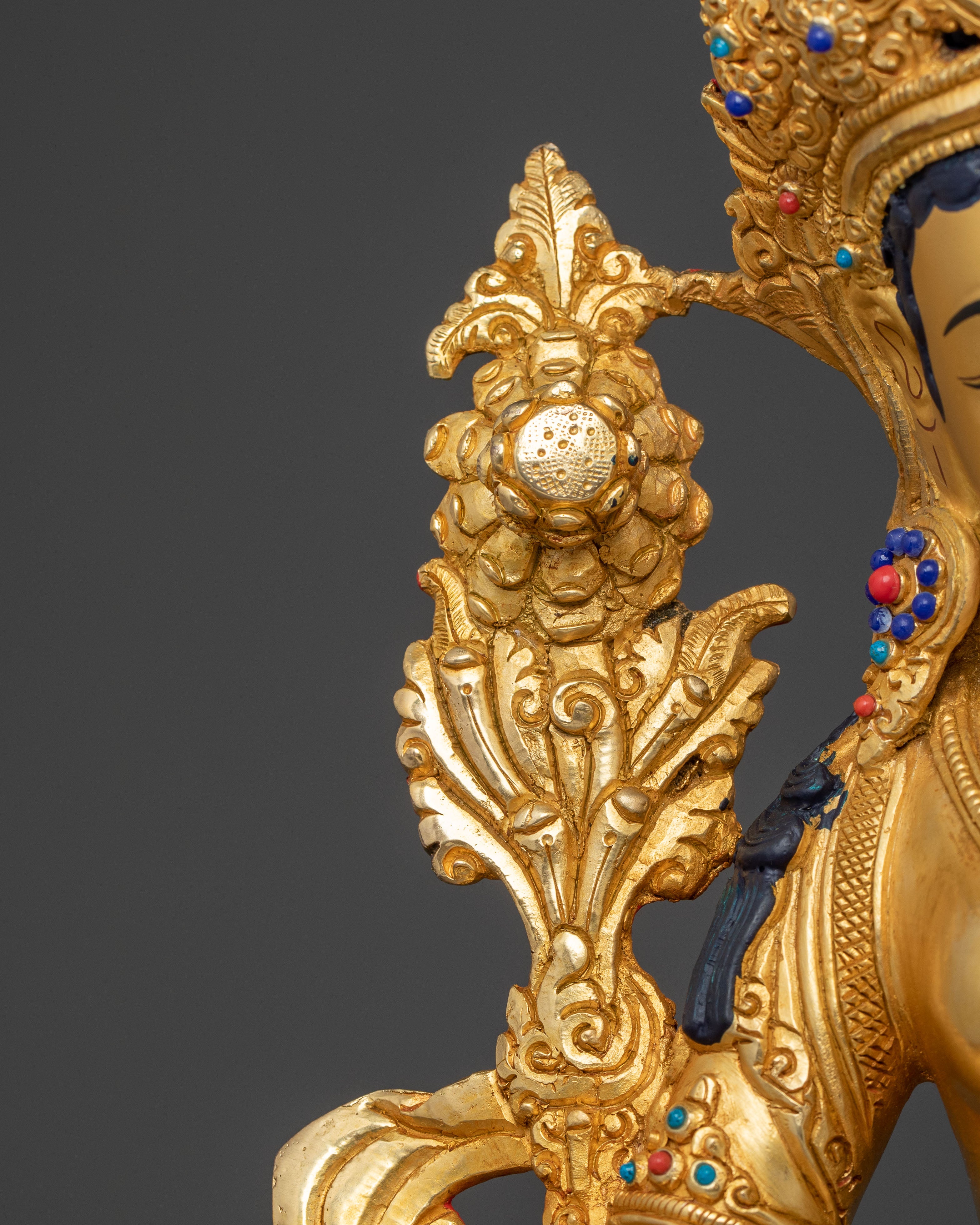 Green Tara Divine Feminine Statue: Goddess of Compassion