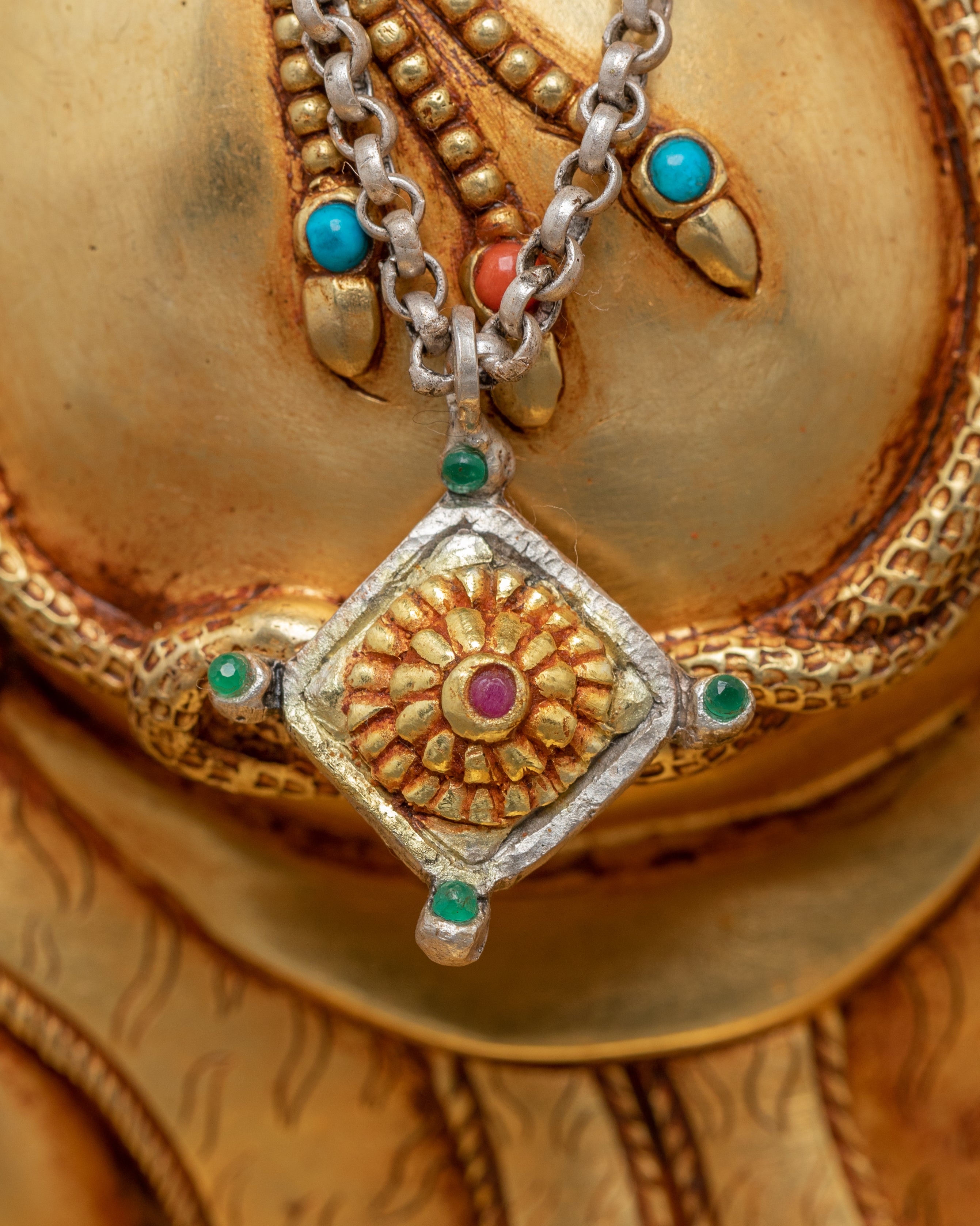 Sculpture of Wrathful Bodhisattva Vajrapani | Vajrayana Protector