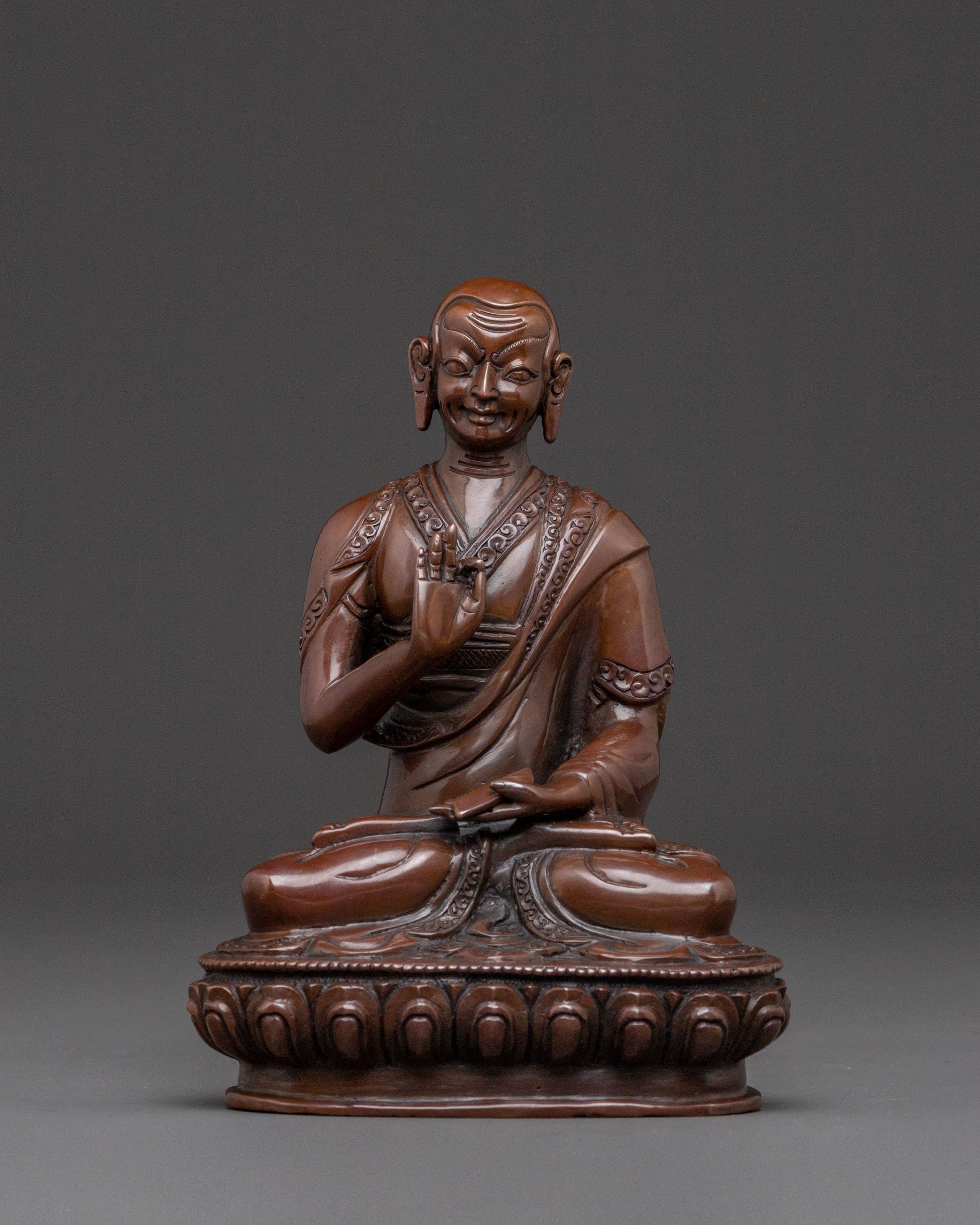 Tsongkhapa Divine Statue with Disciples: Altar Decor