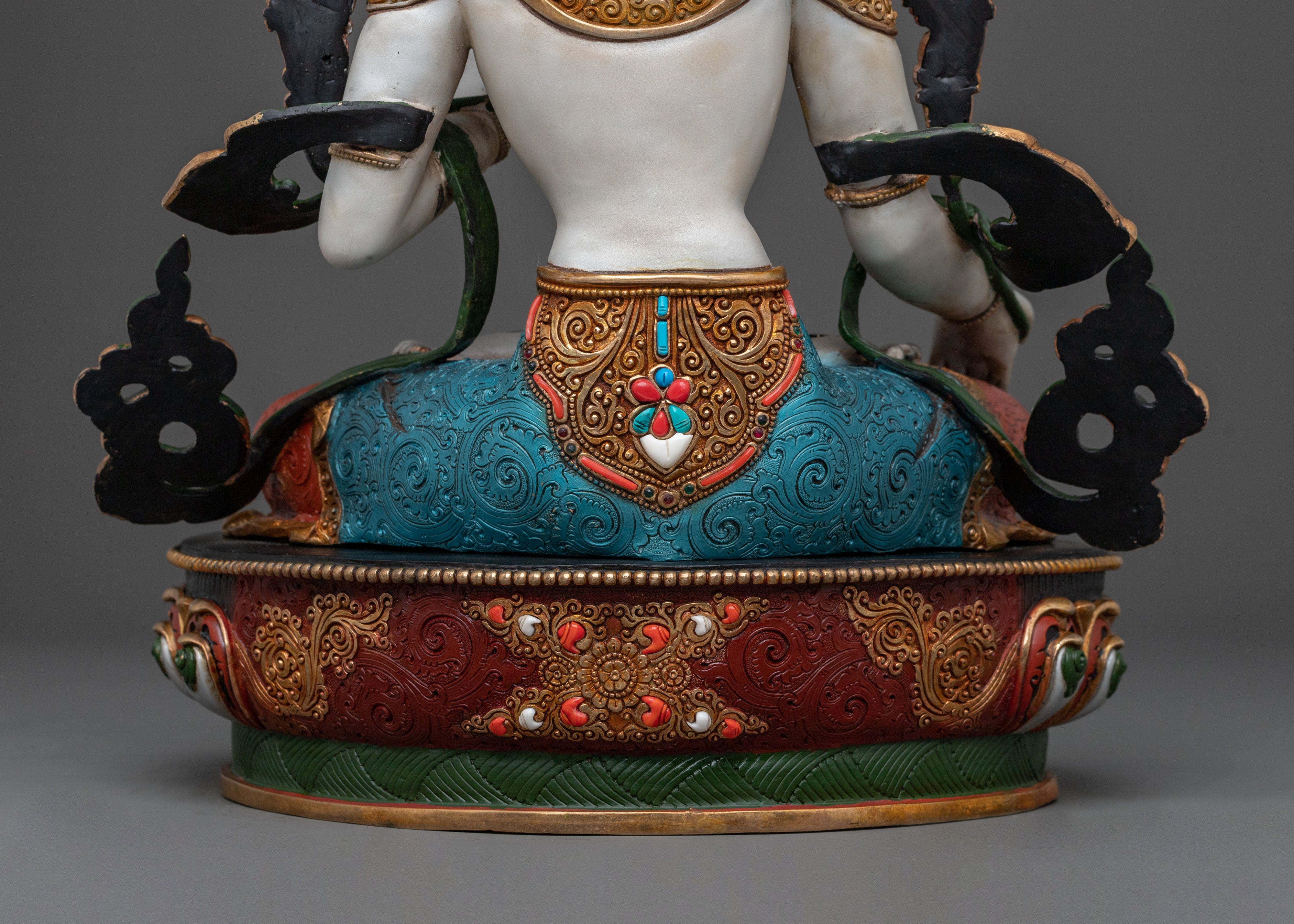White Tara Long Life Statue | Spiritual Healing