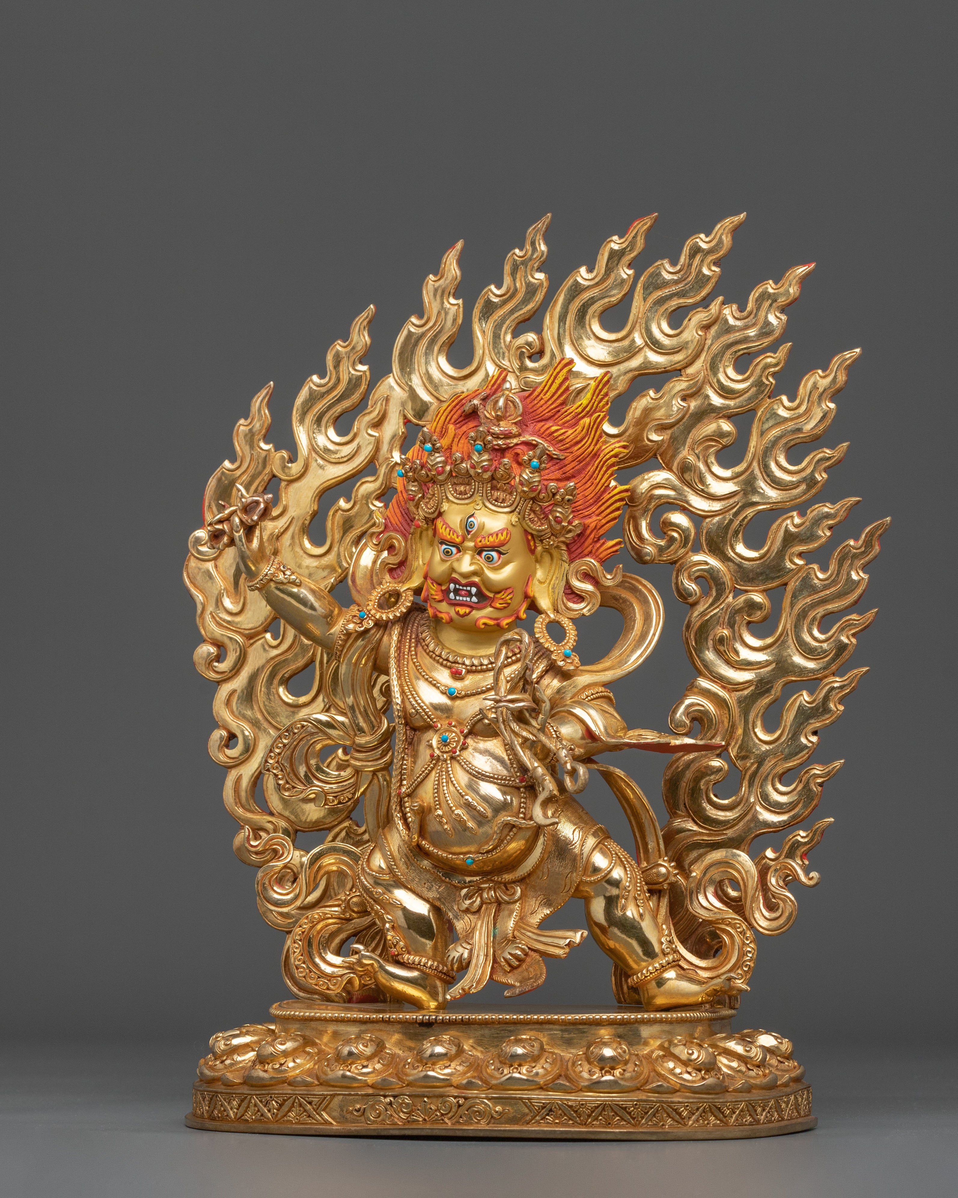 Vajrapani Buddhist Protection Statue | Dharma Guardian Sculpture