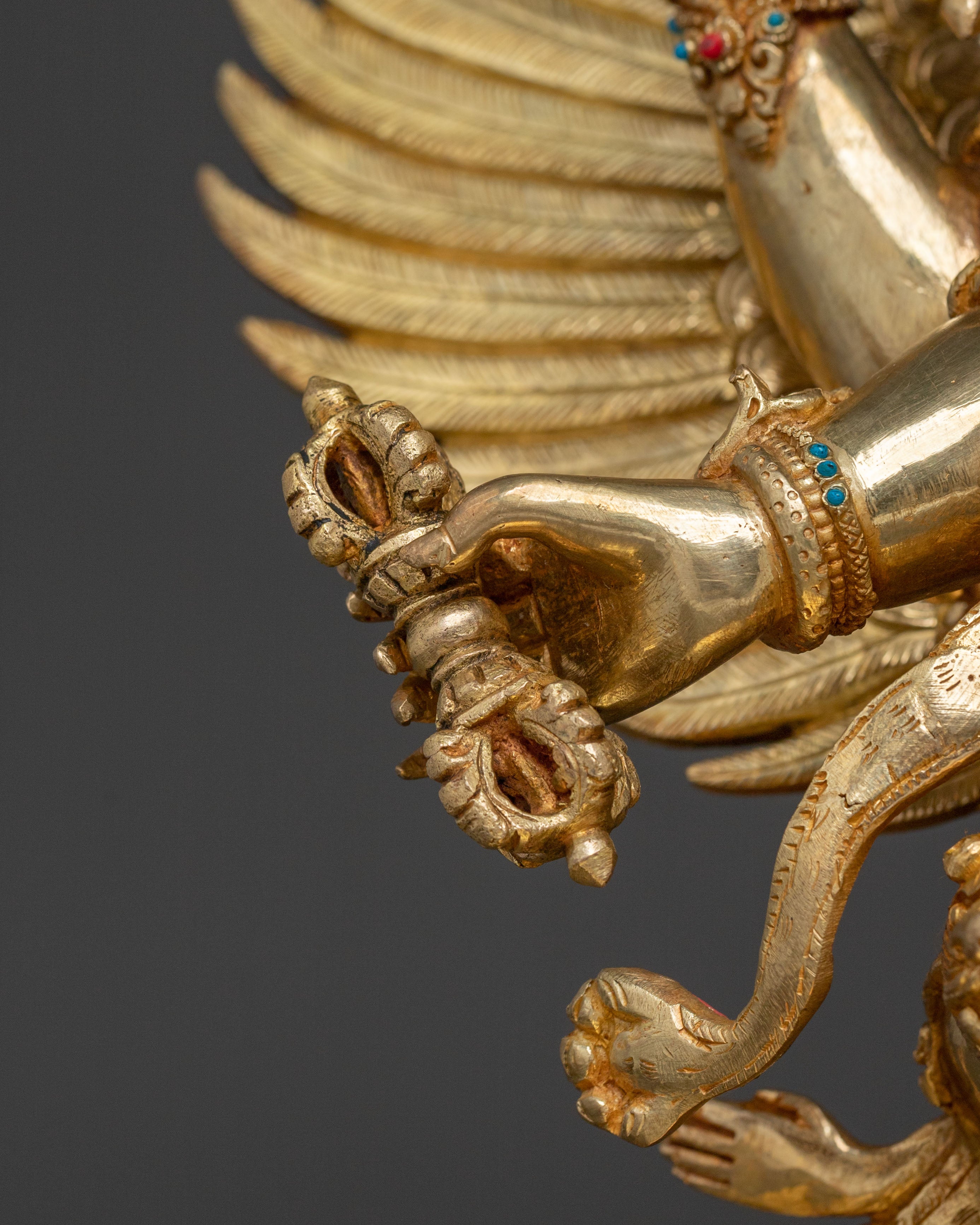 Vajrakilaya Sacred Statue | Wrathful Deity of Purification and Power
