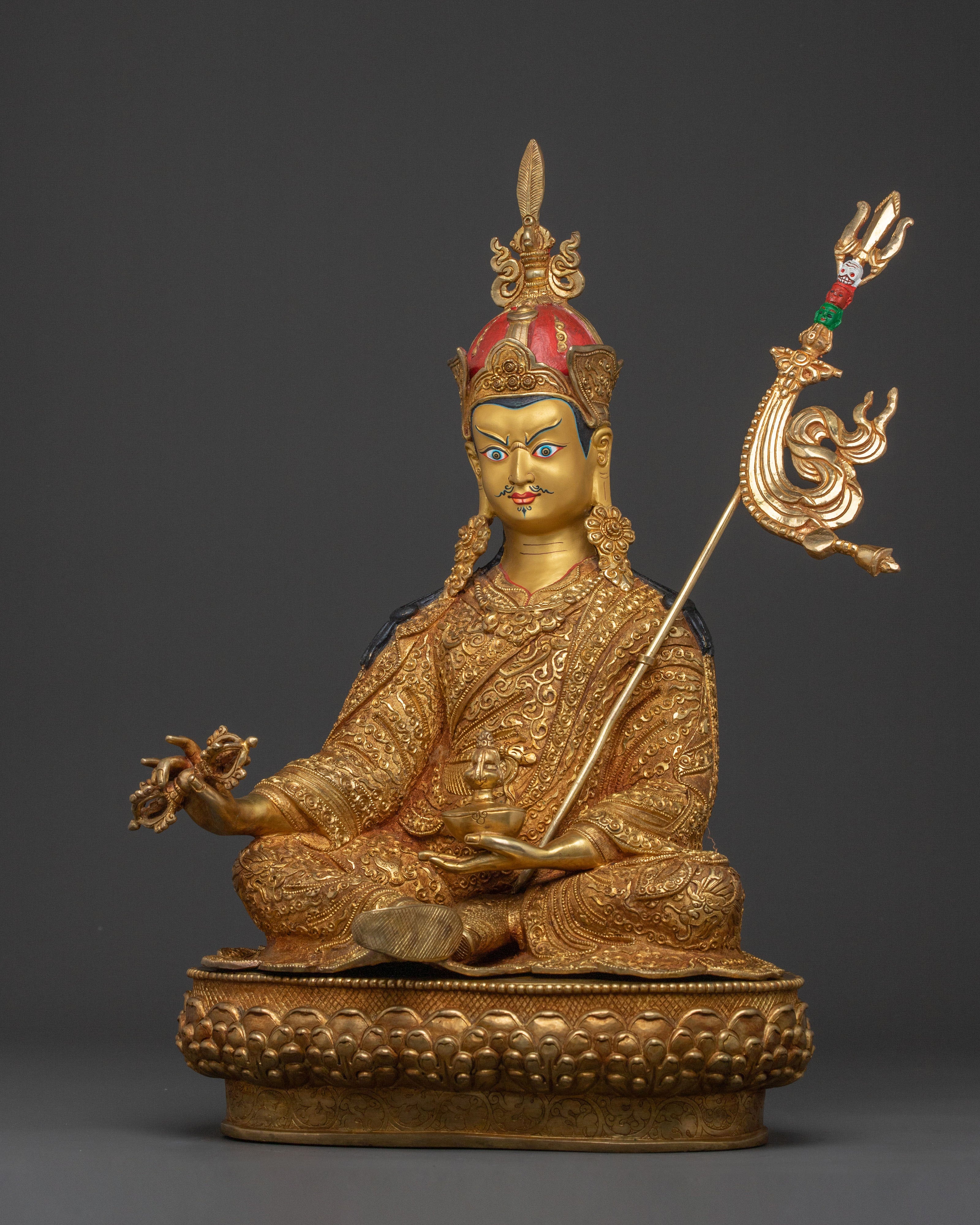 Guru Rinpoche Himalayan Handcrafted Statue | The Vajrayana Master