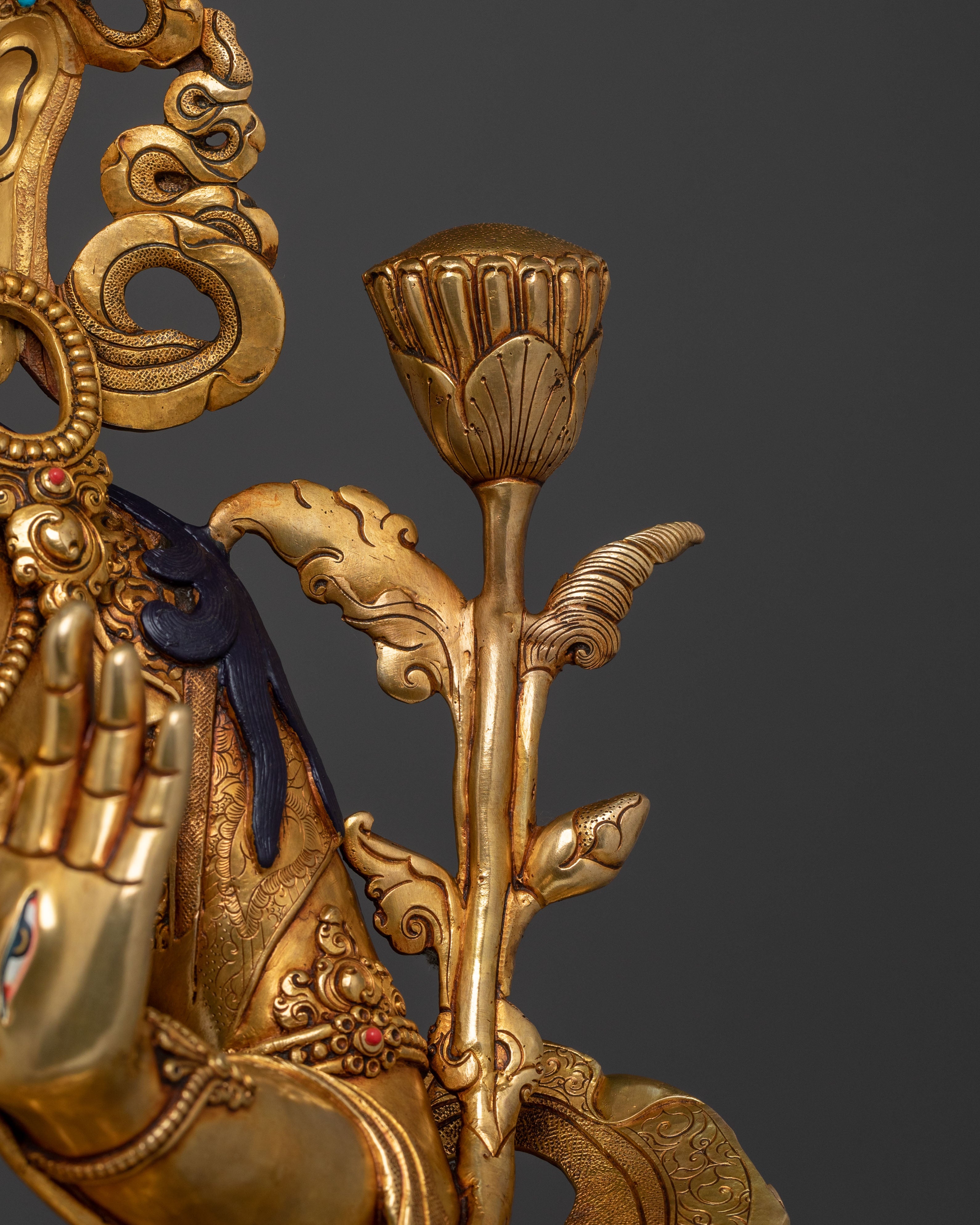 White Tara Statue: Goddess of Longevity