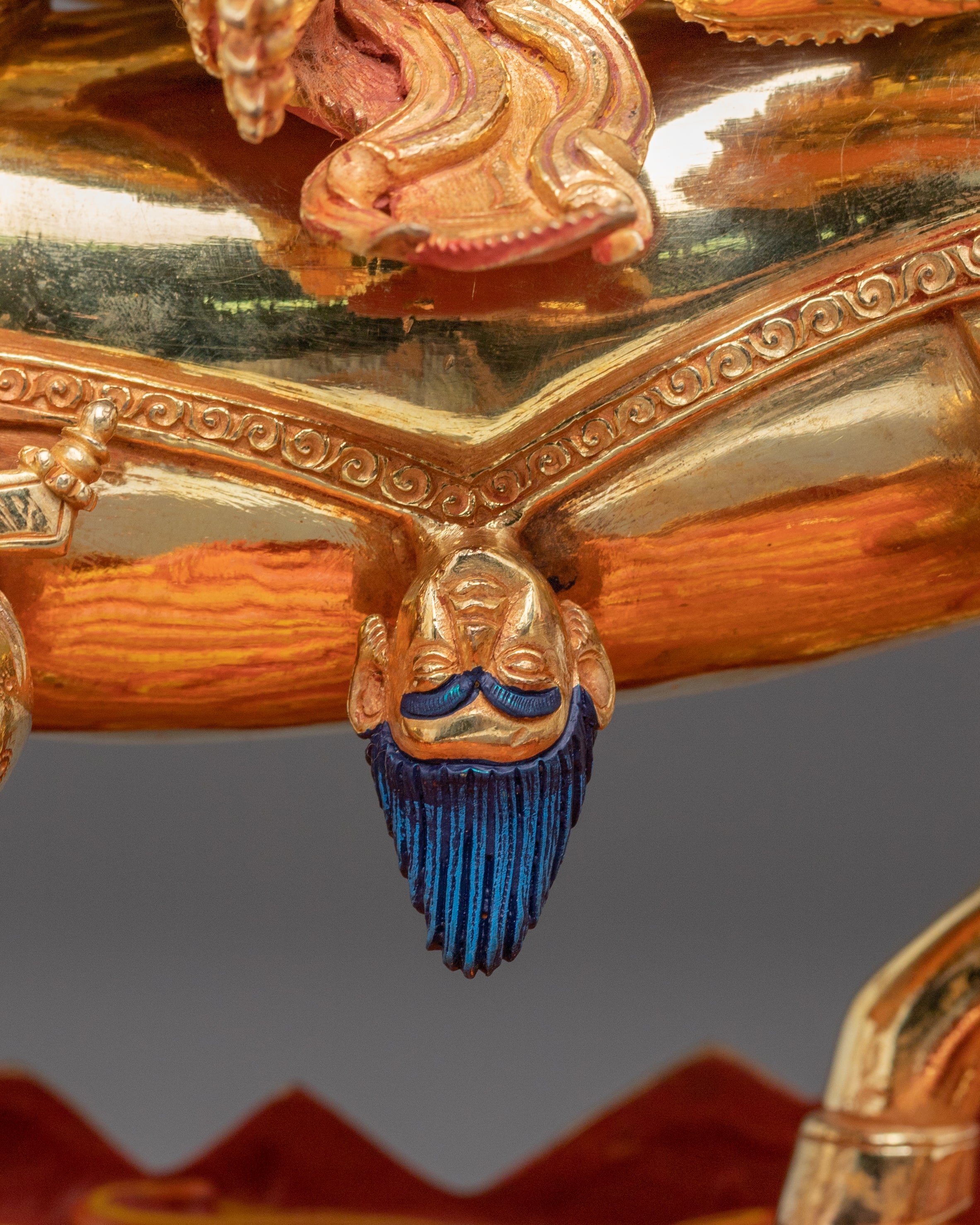 Golden Statue of Palden Lhamo | Fierce Tibetan Protector