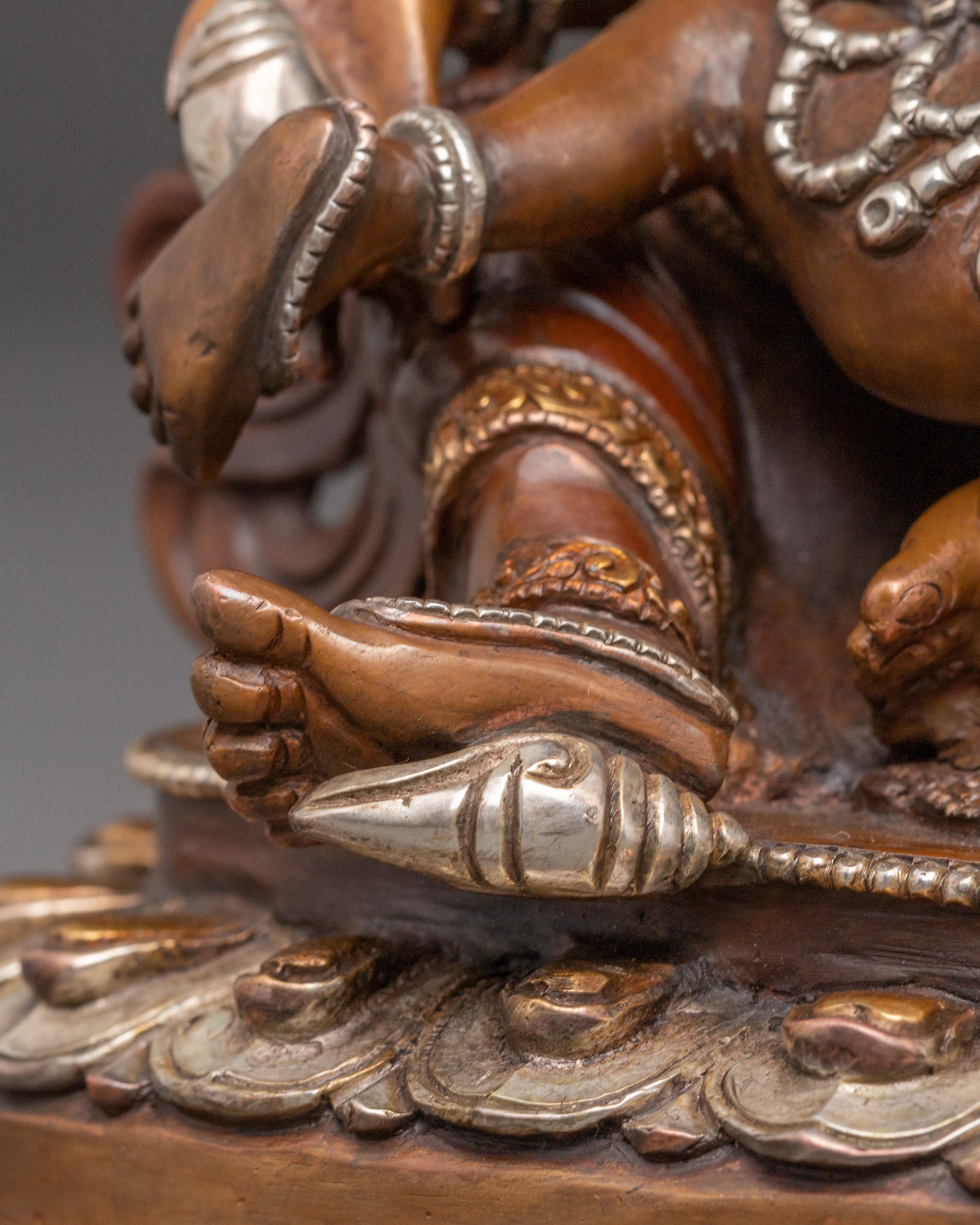 Dzambhala Statue With Consort | Traditional Artwork