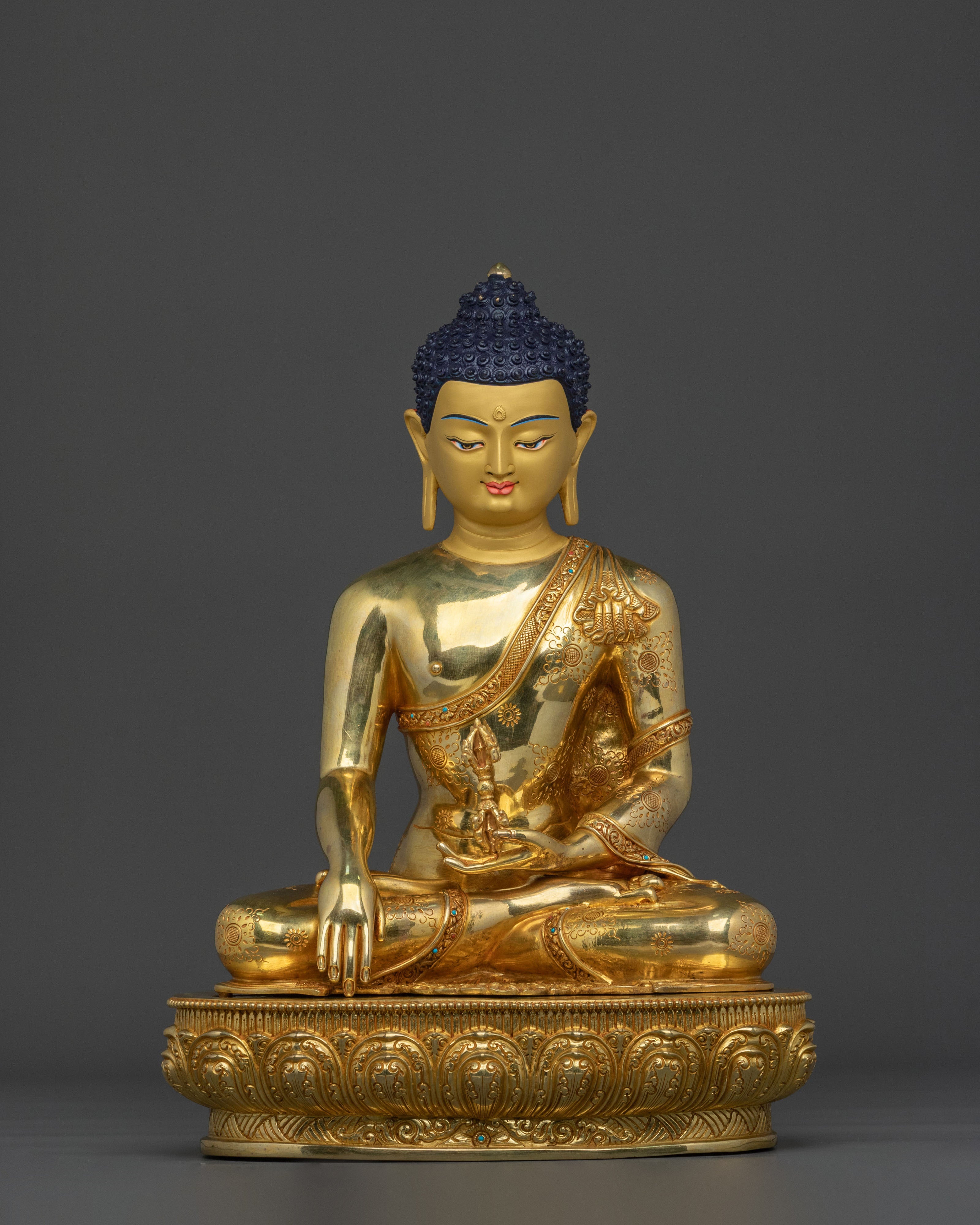 24K Gold Gilded handmade mitrugpa sacred statue