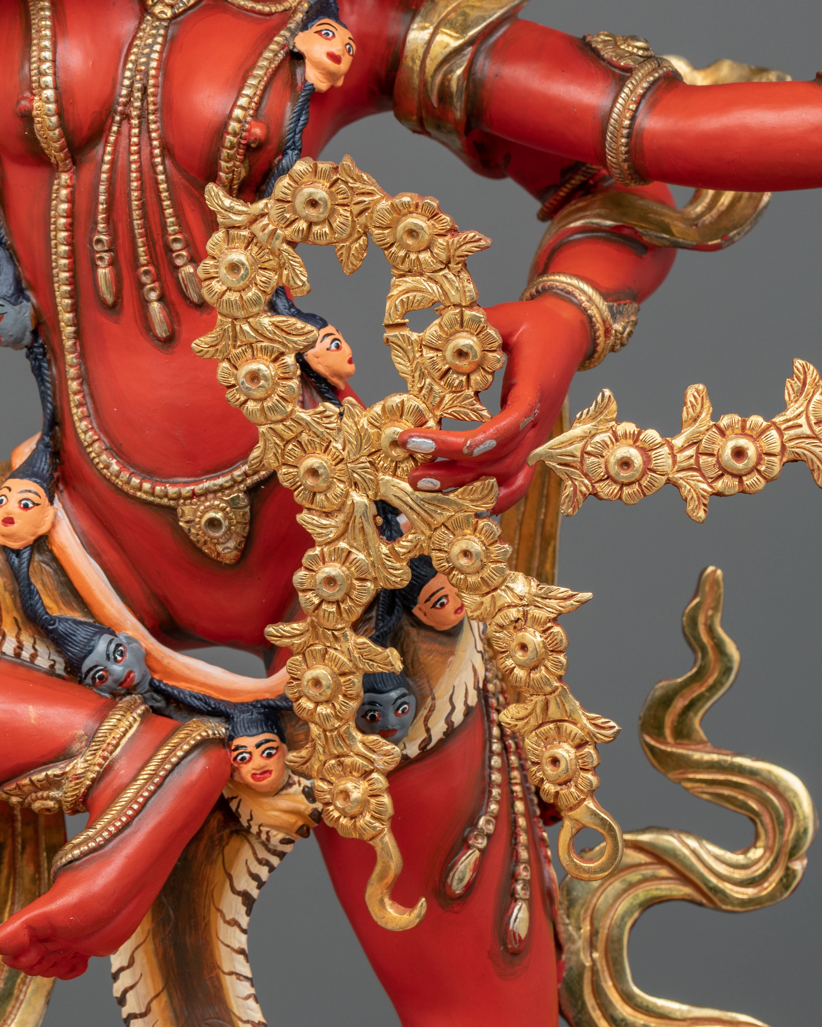 Kurukulla "Red Tara" Sculpture of Protection | Home Decor