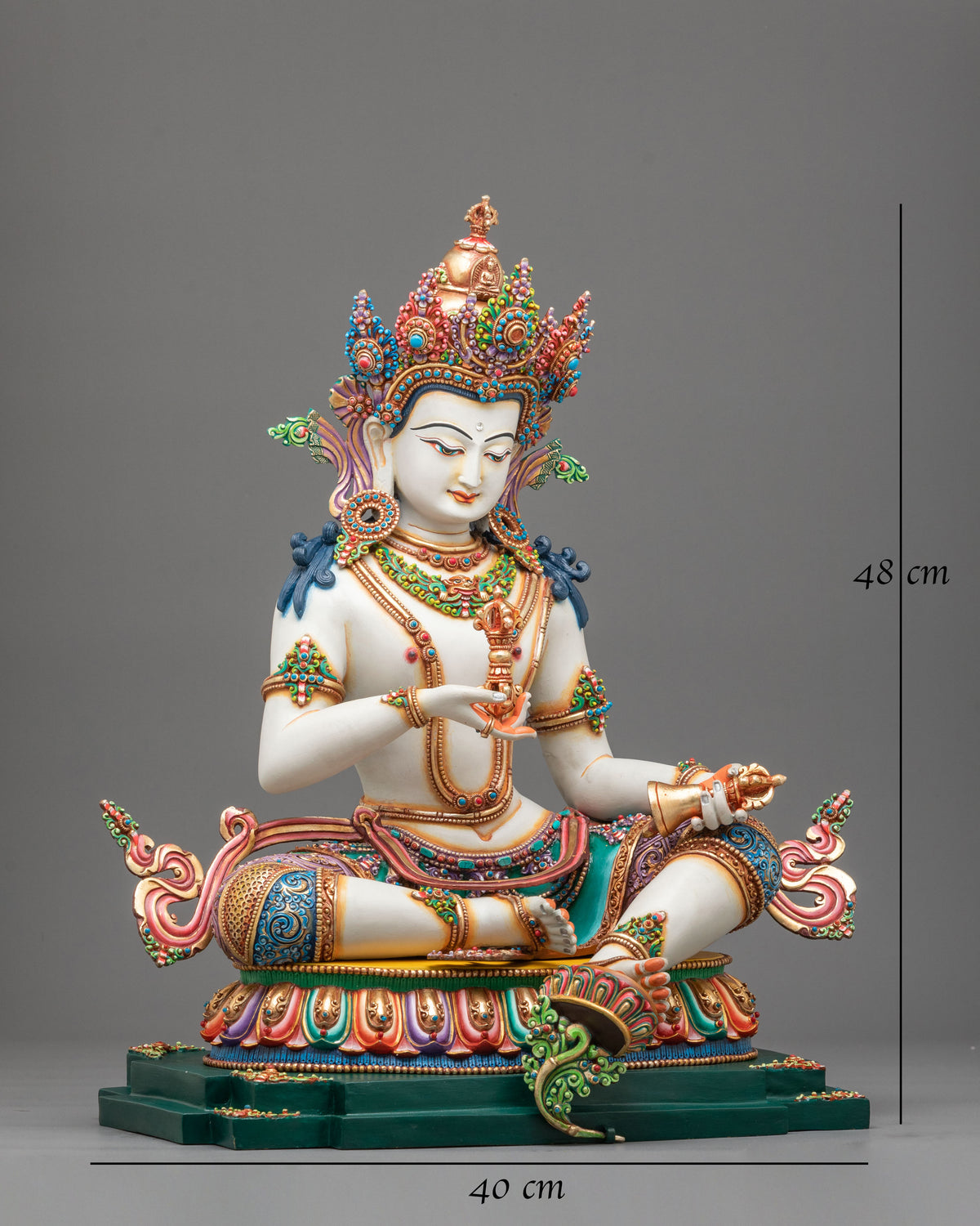 Vajrasattva Copper Figurine of Purification | Altar Decor