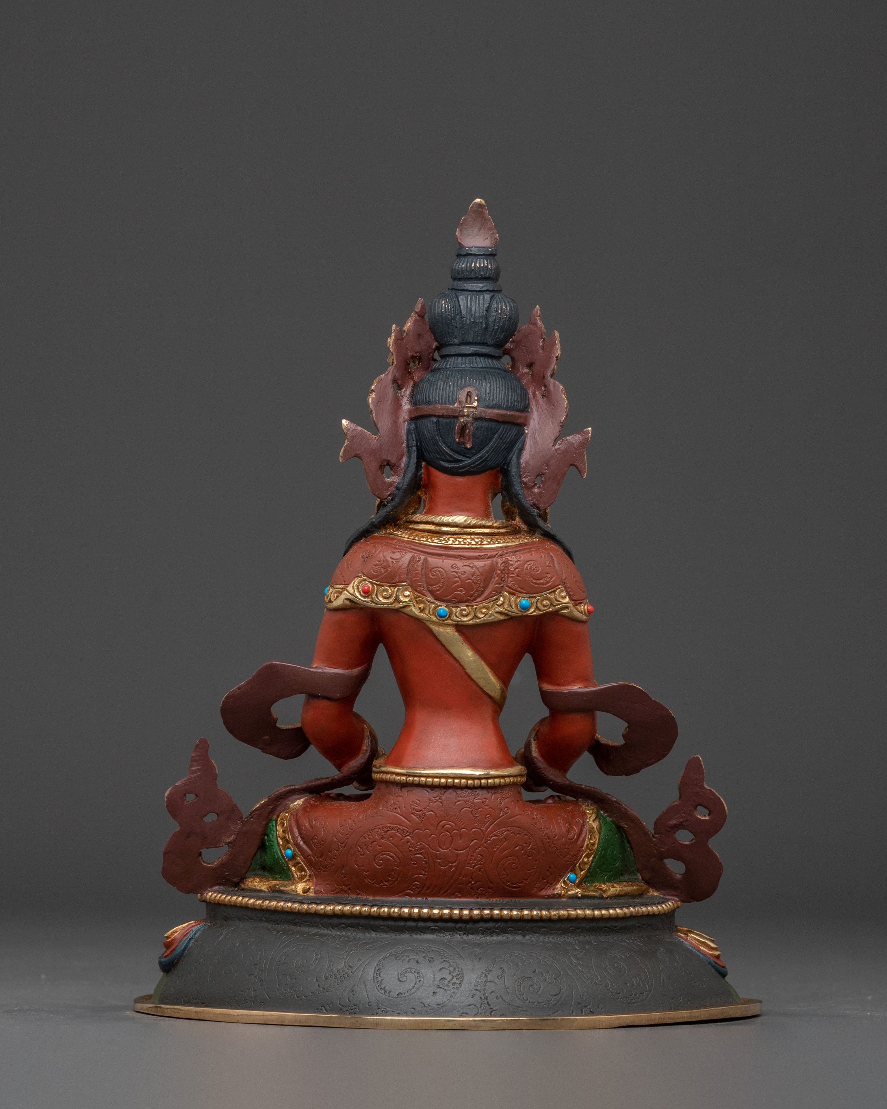 Amitayus Golden Figurine | Long Life Buddha