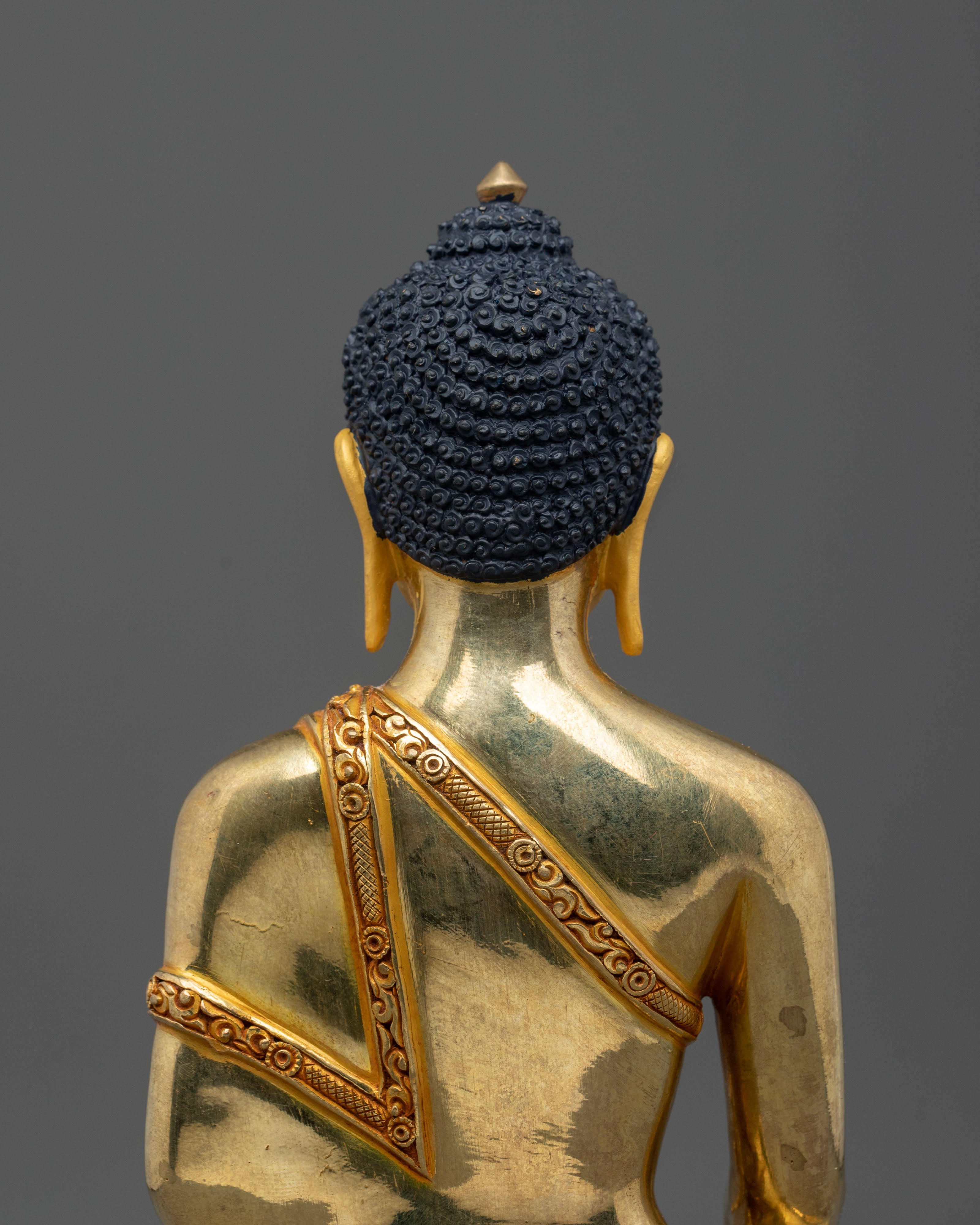 Mitrugpa Sacred Sculpture | Hand-Gilded Copper Figurine