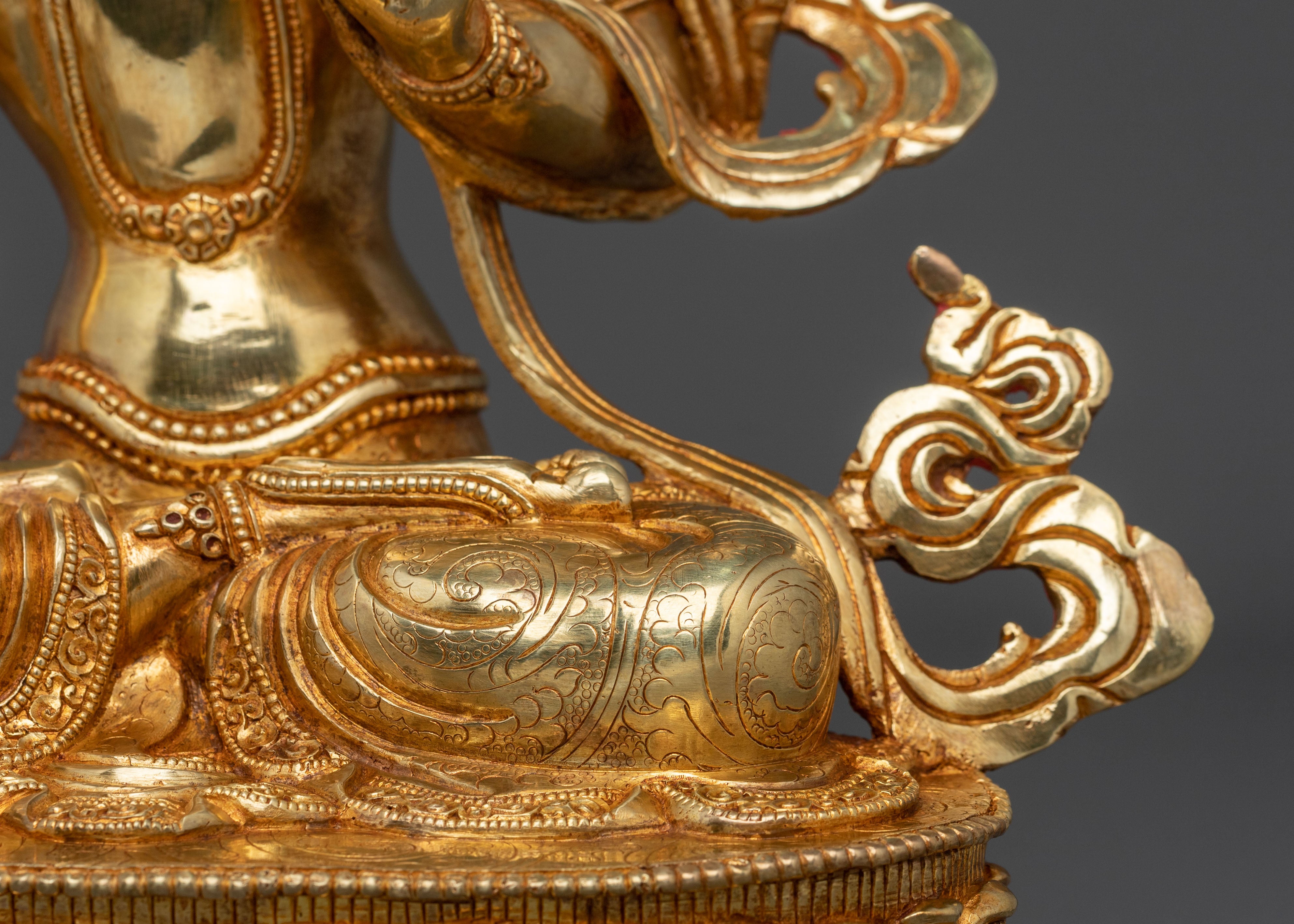 Bodhisattva Manjushri Statue | Sacred Wisdom Figurine