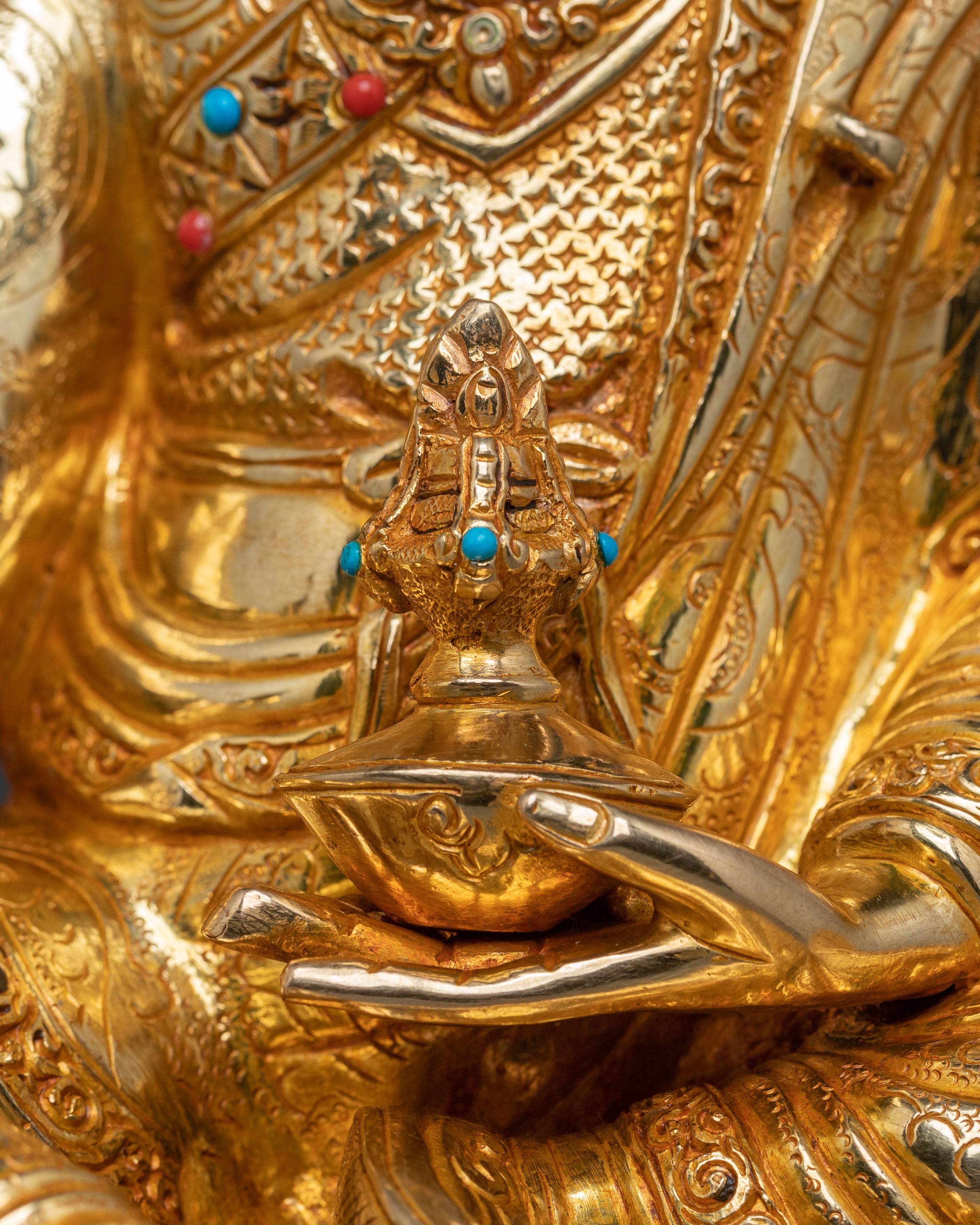 Guru Rinpoche Statue | Spiritual Altar Decor