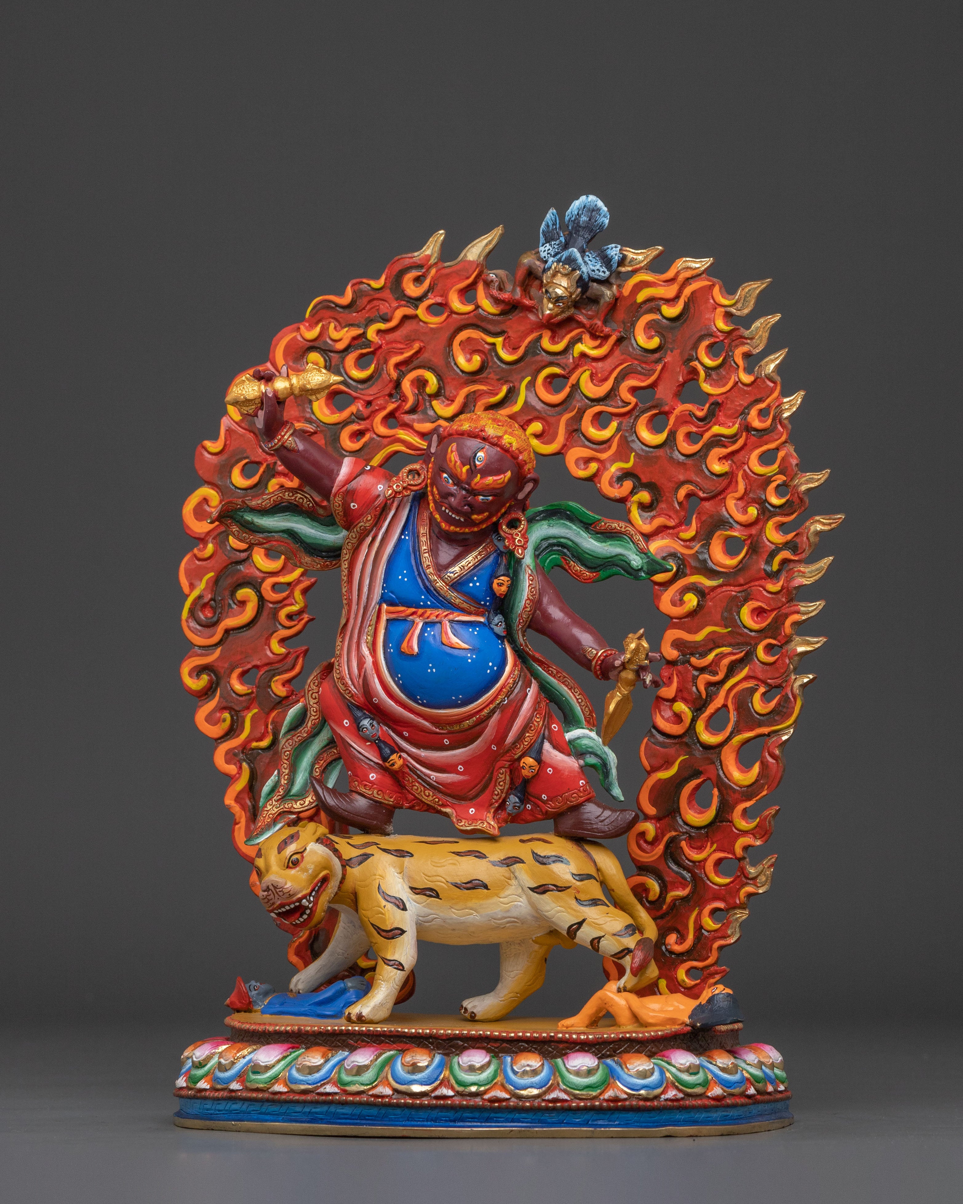 Fiery Dorje Drollo Statue | Buddhist Home Decor