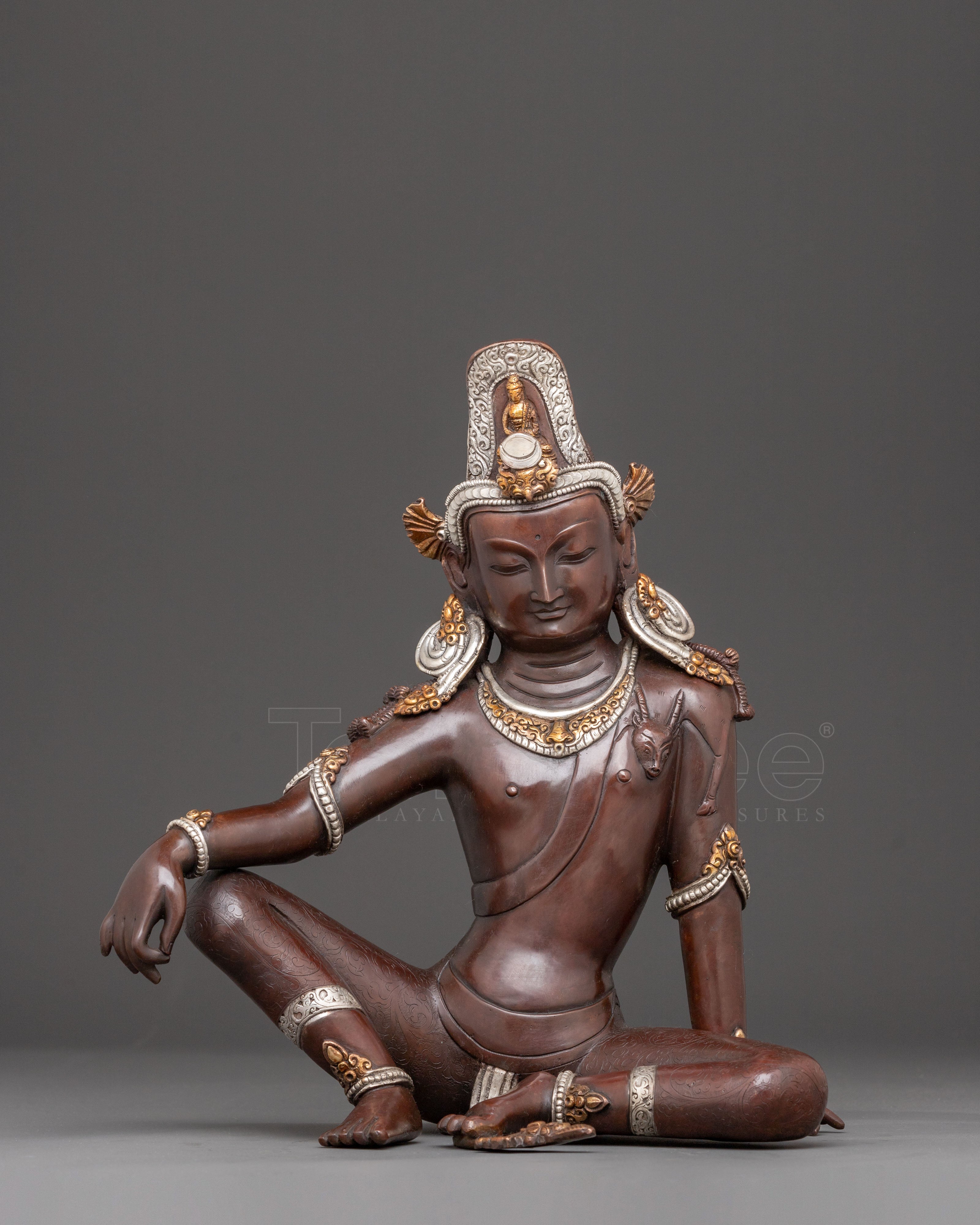 Oxidized Statue of Lokeshwor