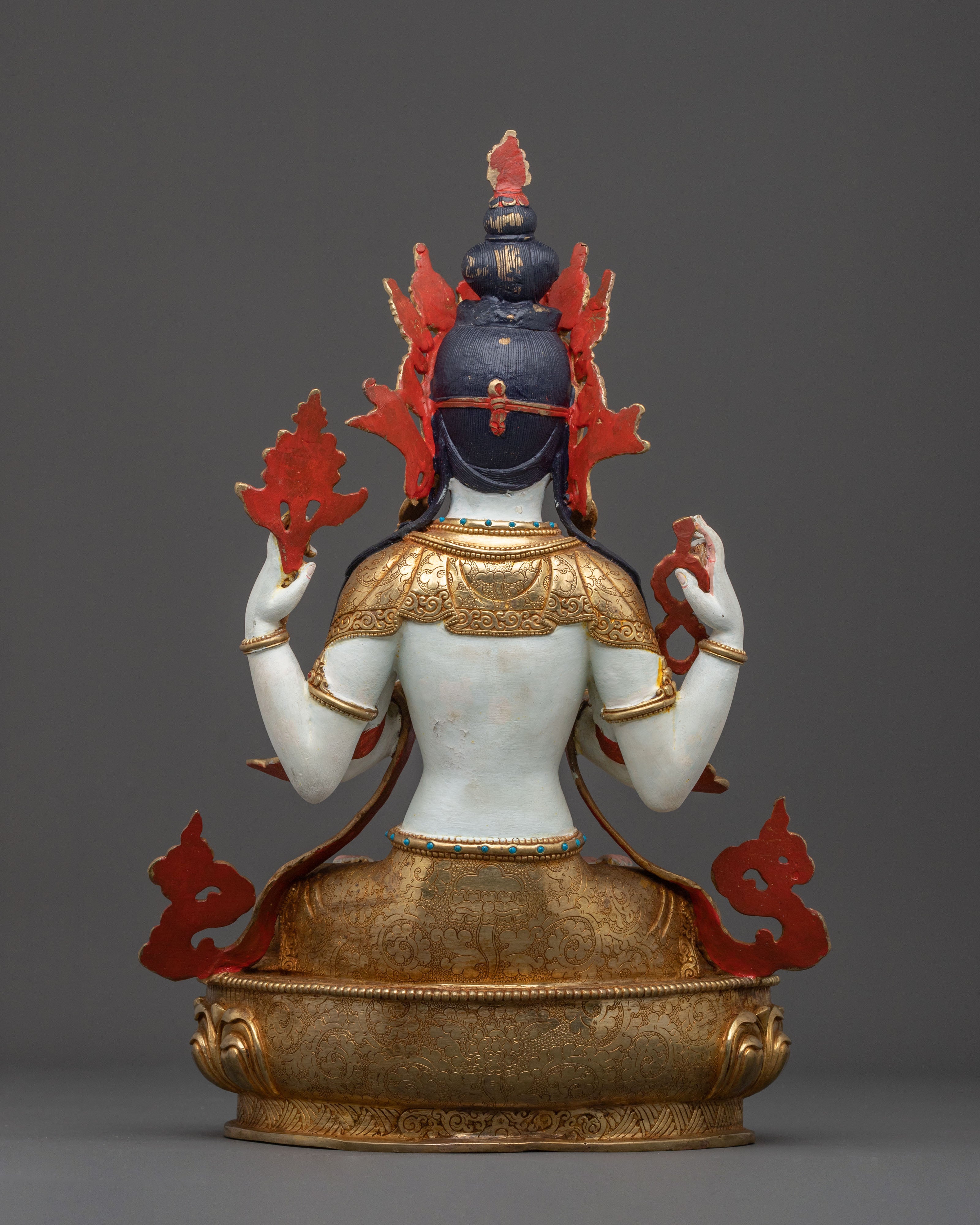Radiant Chenrezig Spiritual Statue | Home Decor