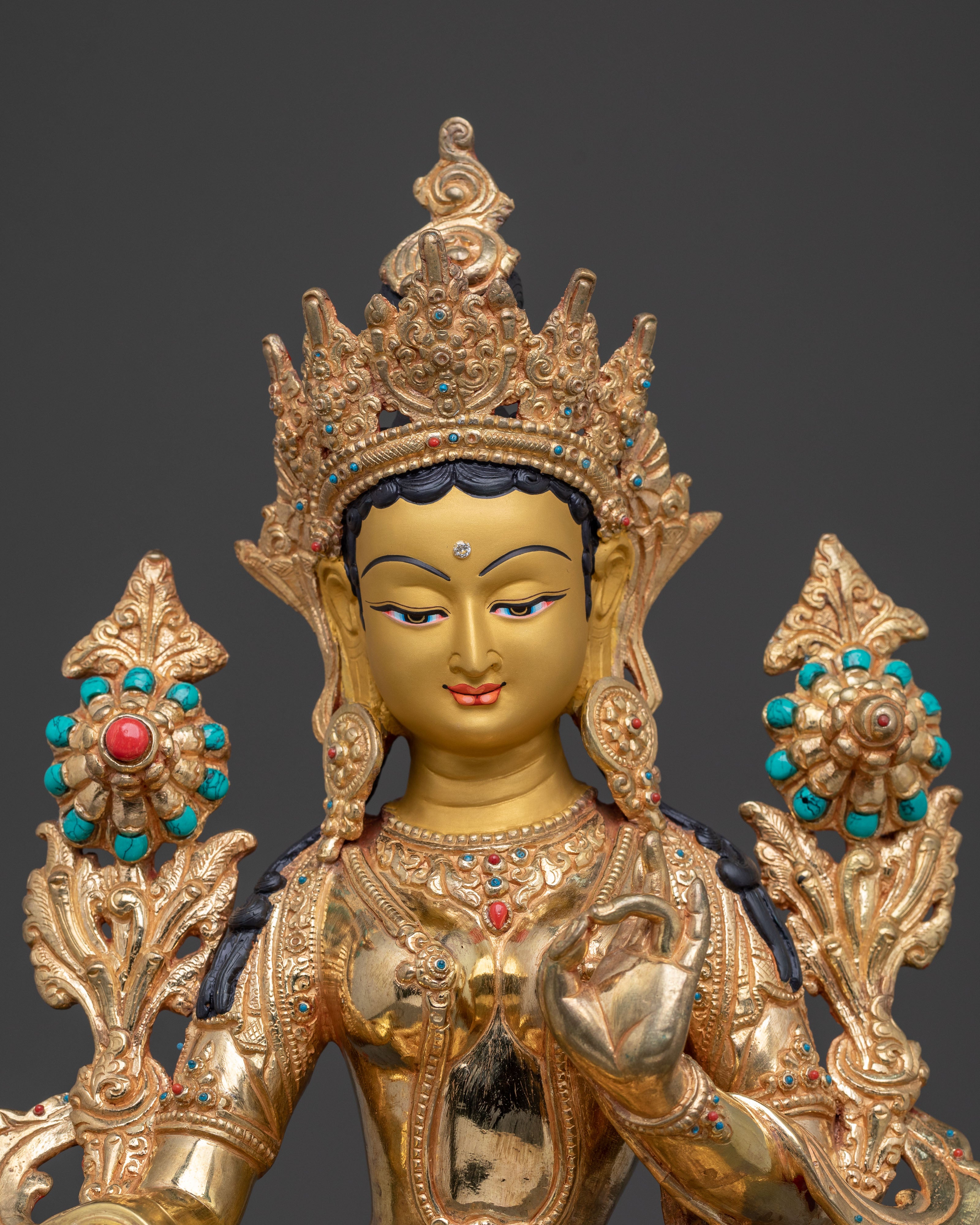 Mother Green Tara Blessing Statue | Spiritual Guardian