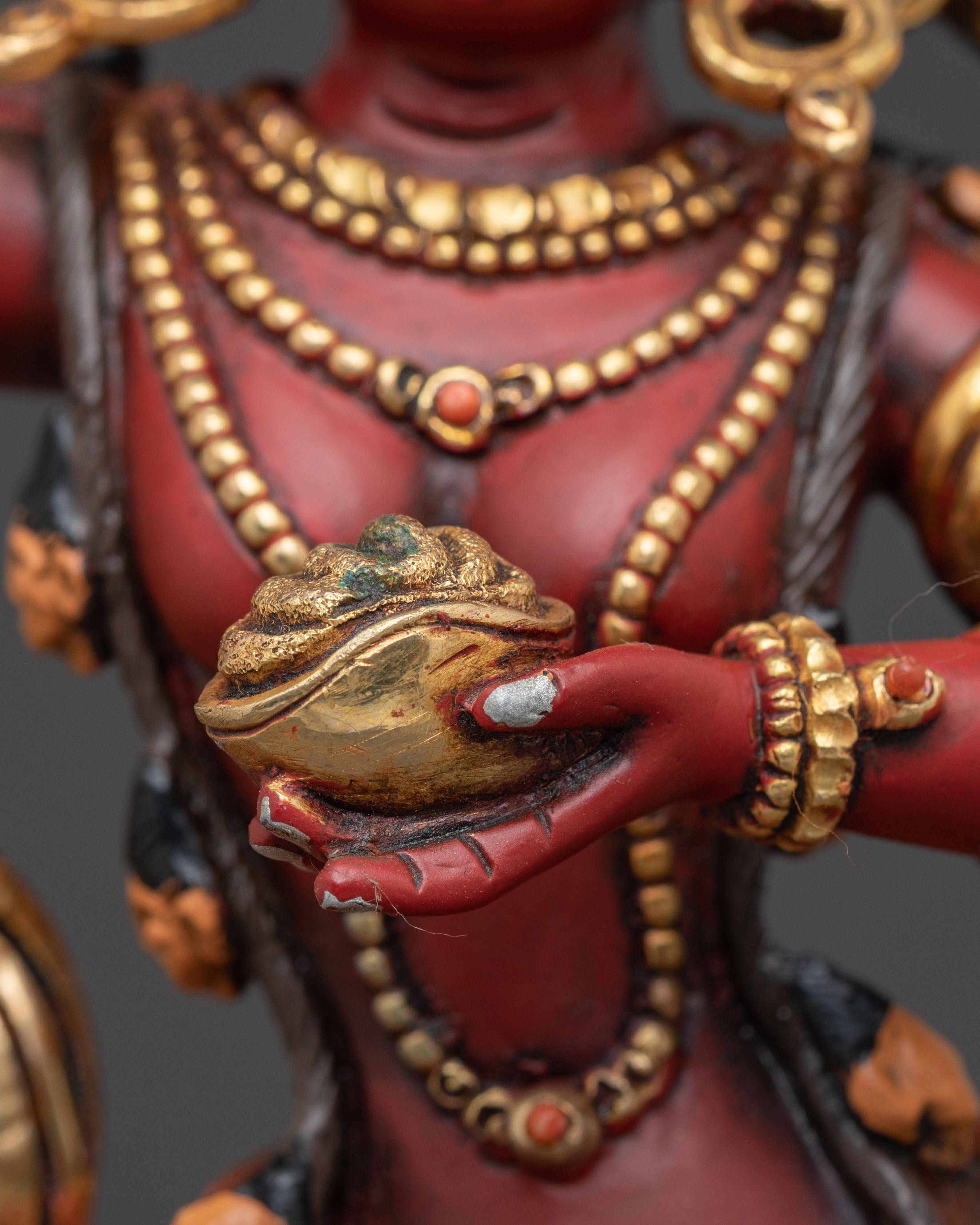 Dorje Phagmo Copper Handmade Statue | Feminine Wisdom Deity