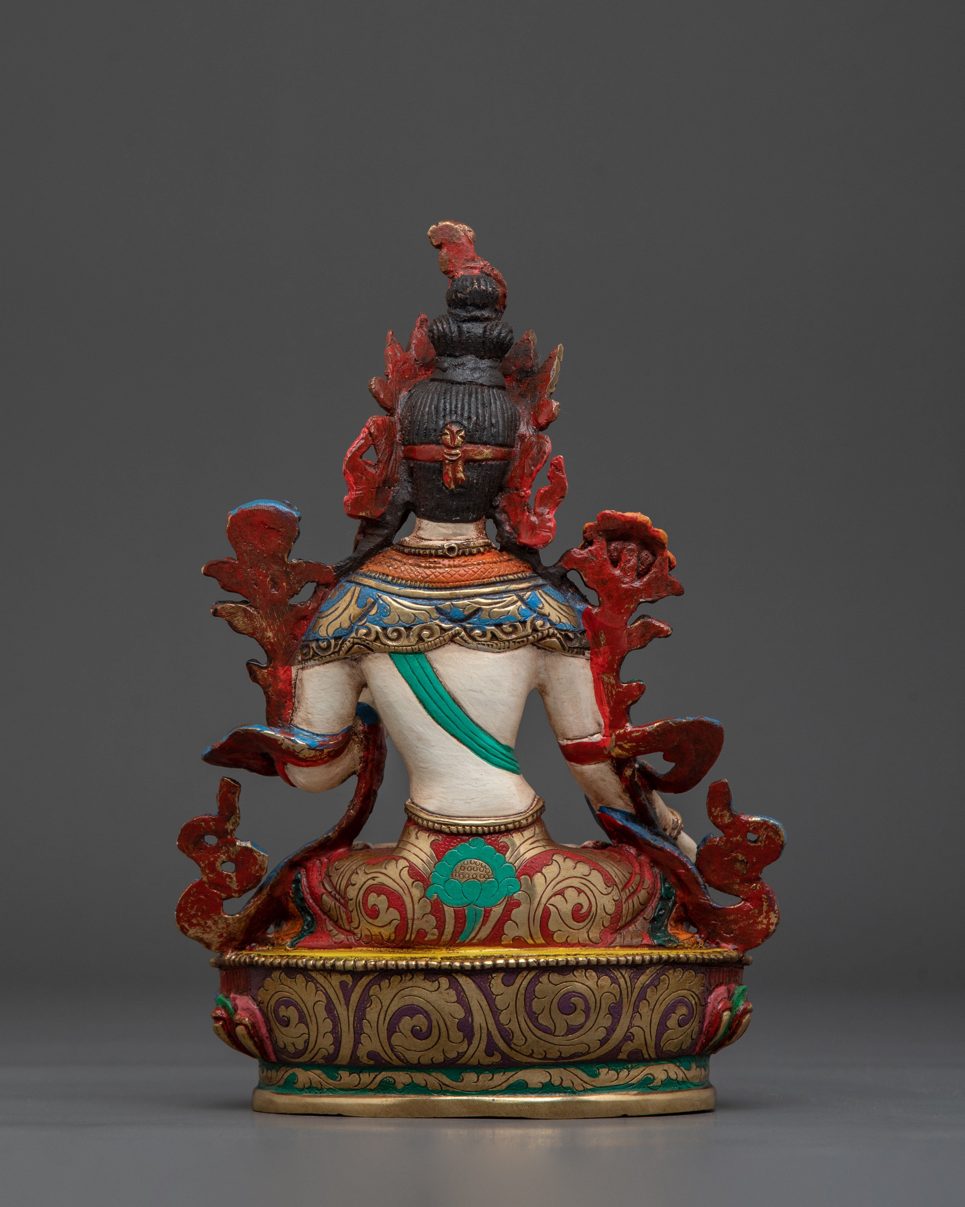 Goddess White Tara Meditation Statue | Bodhisattva of Long Life and Compassion