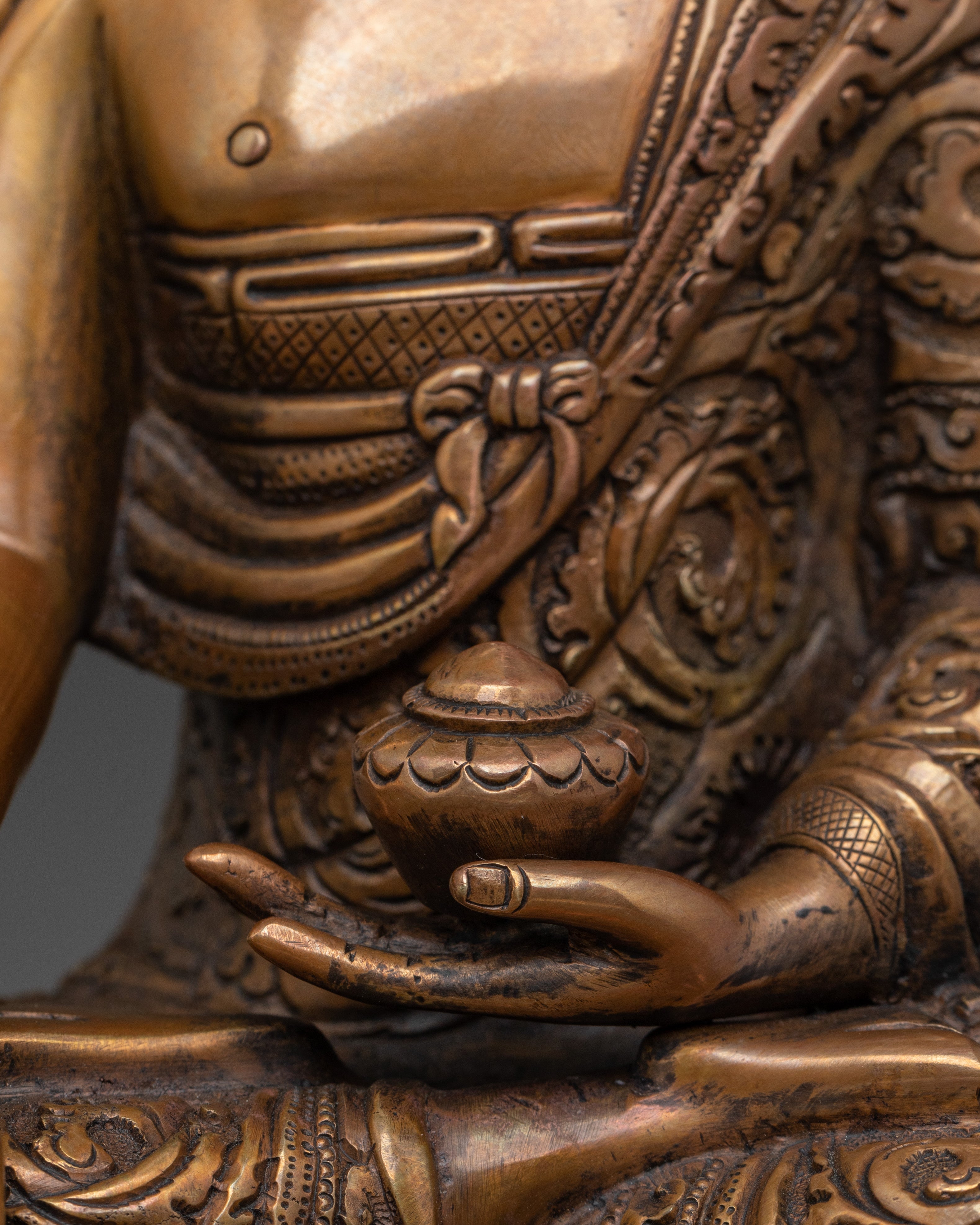 Handcrafted Three Buddhas Statue Set | Divine Figures