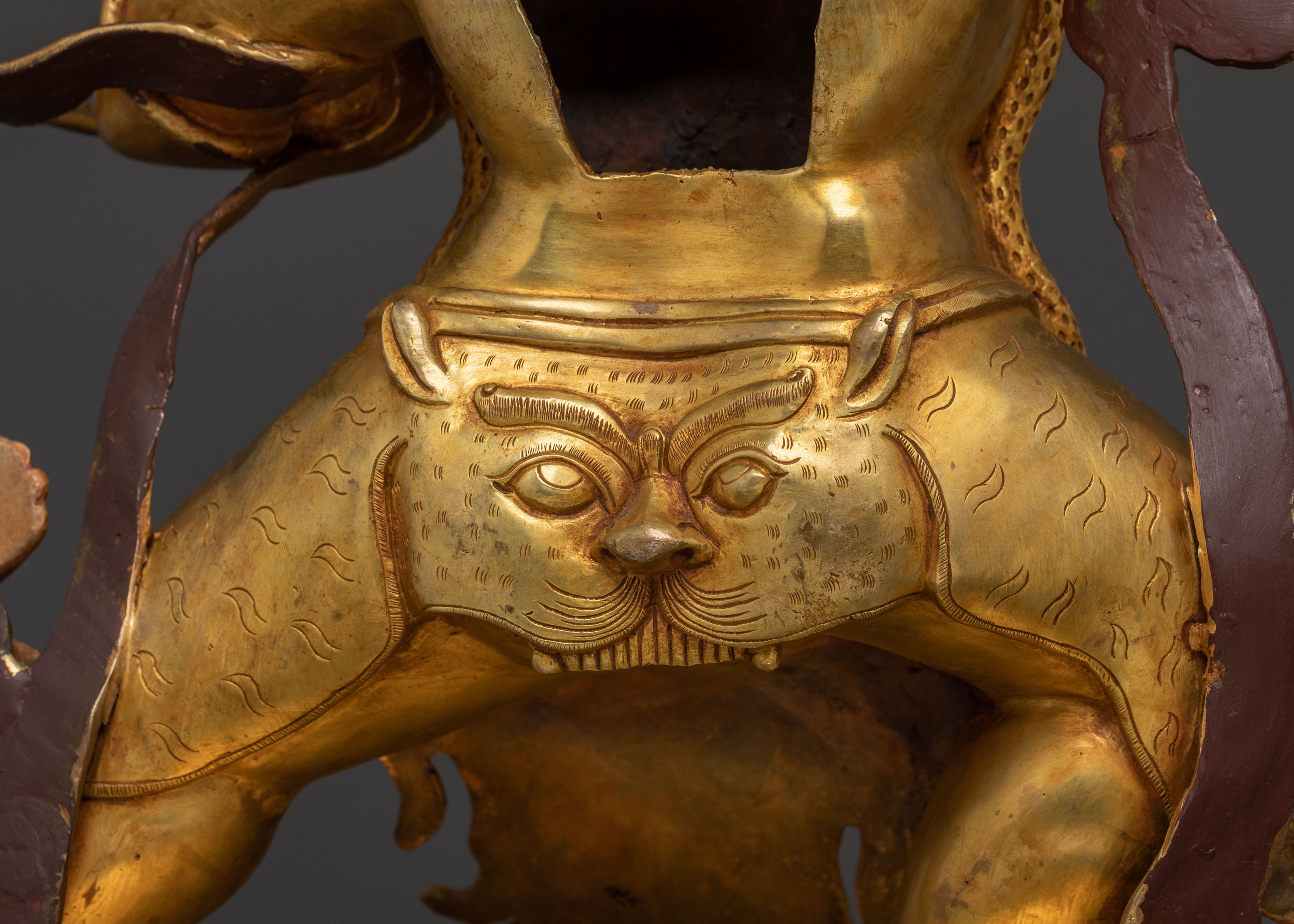 Vajrapani Protector Gilded Statue – Spiritual Decor