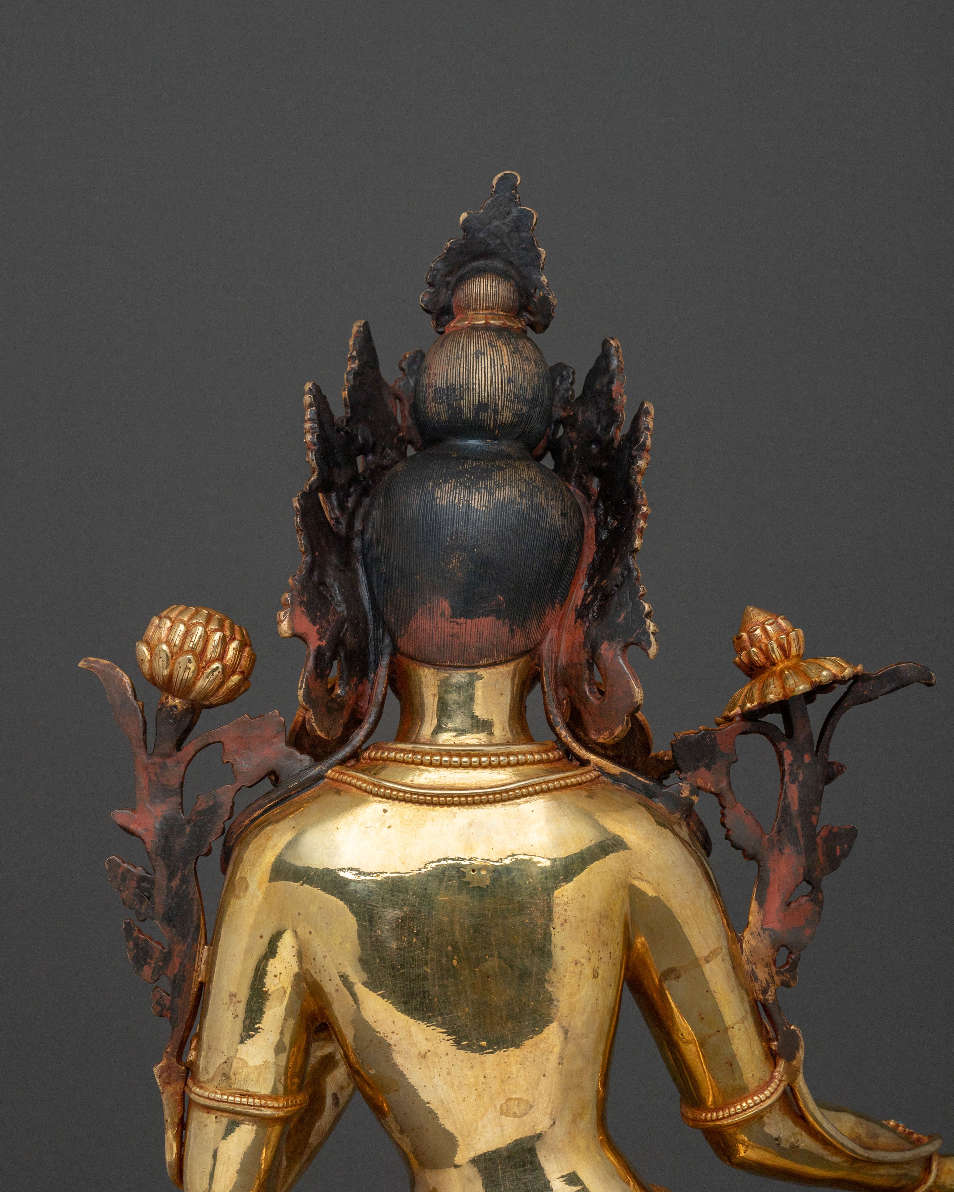 Green Tara Blessing Sculpture | Meditation Decor