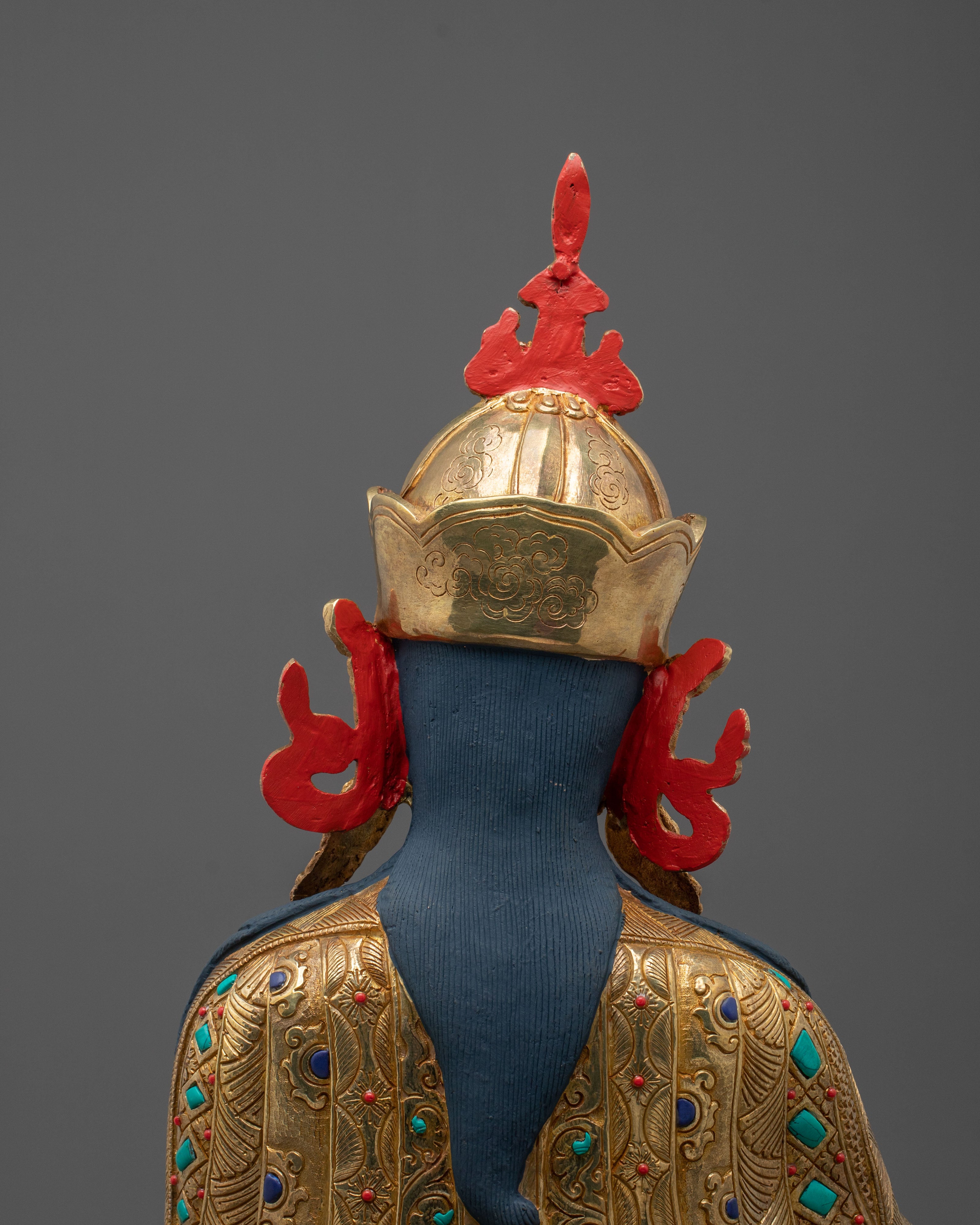 Padmasambhava Sacred Sculpture: Buddhist Decor