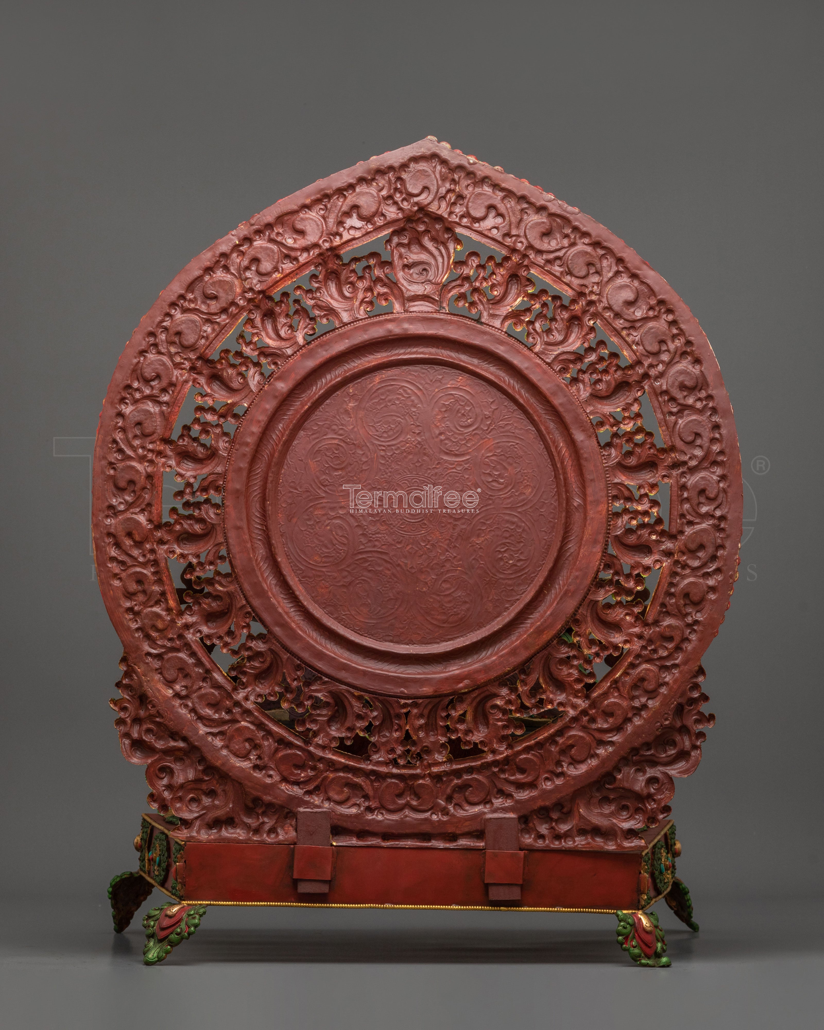 Majestic Dzambhala Statue on Throne | Made in Nepal