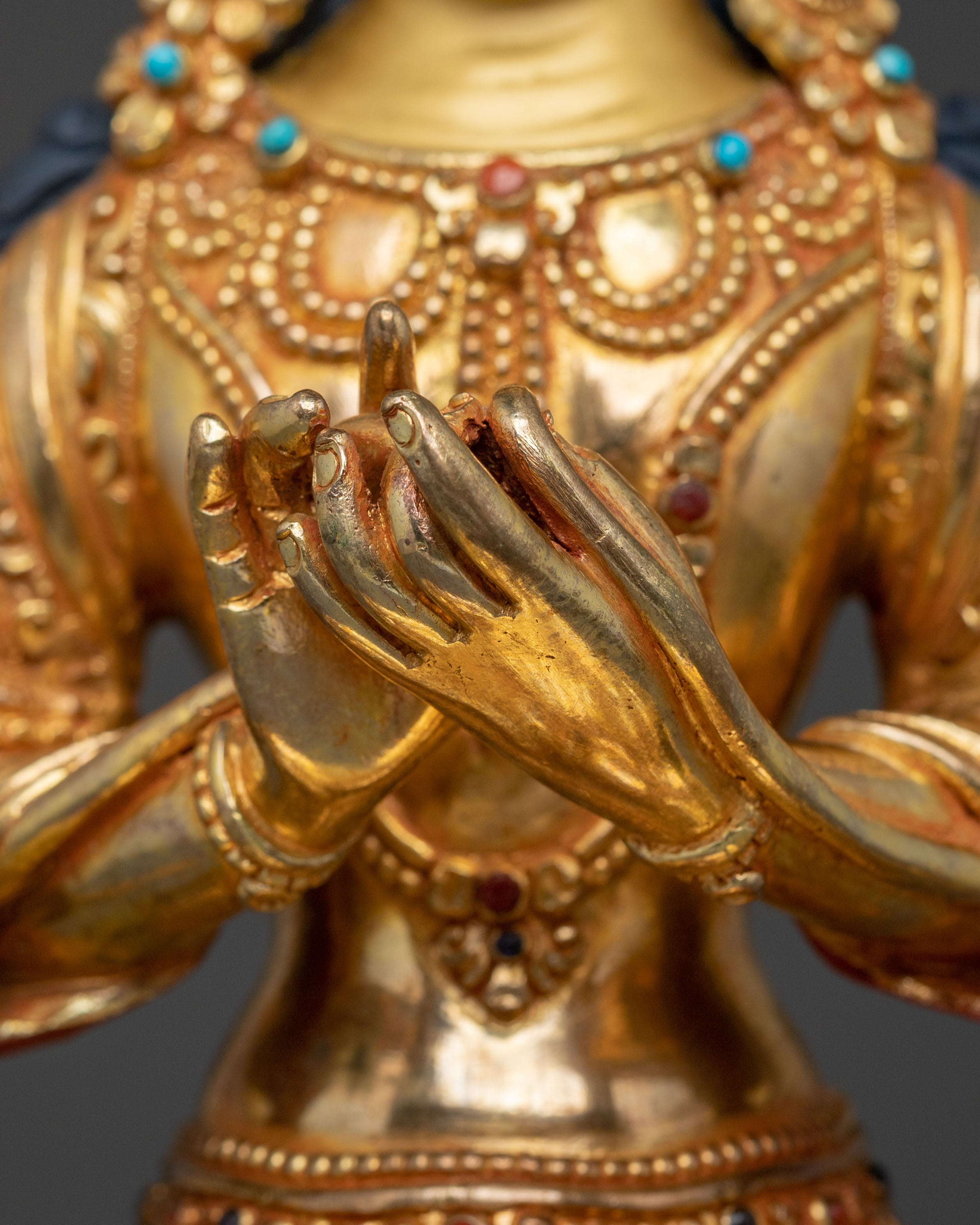 Tikshna Manjushri Handcrafted Statue: Wisdom Deity