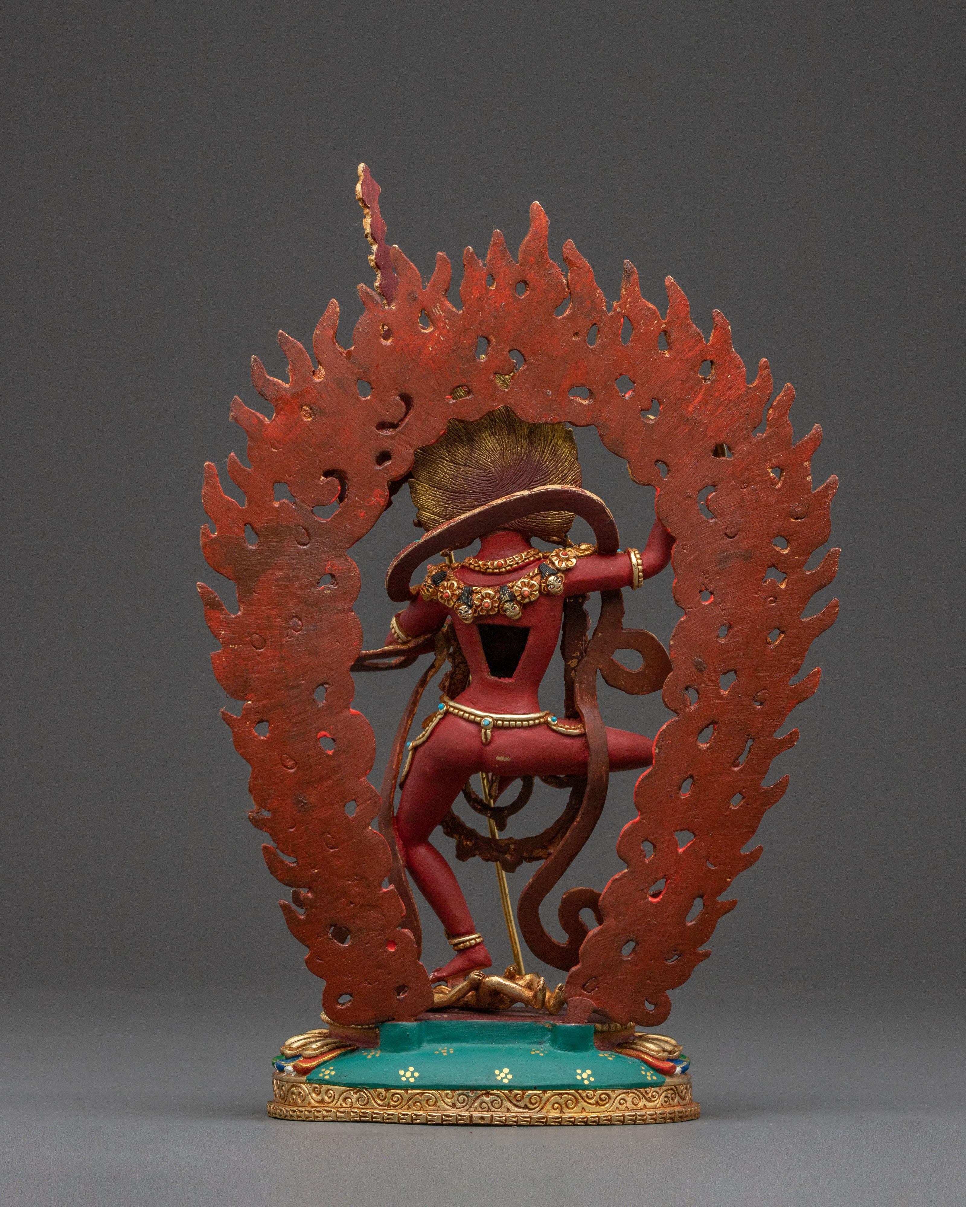 Dorje Phagmo Vajrayana Sacred Statue – Exquisite Hand-Gilded Copper