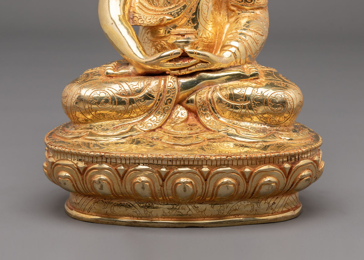 Handmade Amitabha Buddha Copper Sculpture
