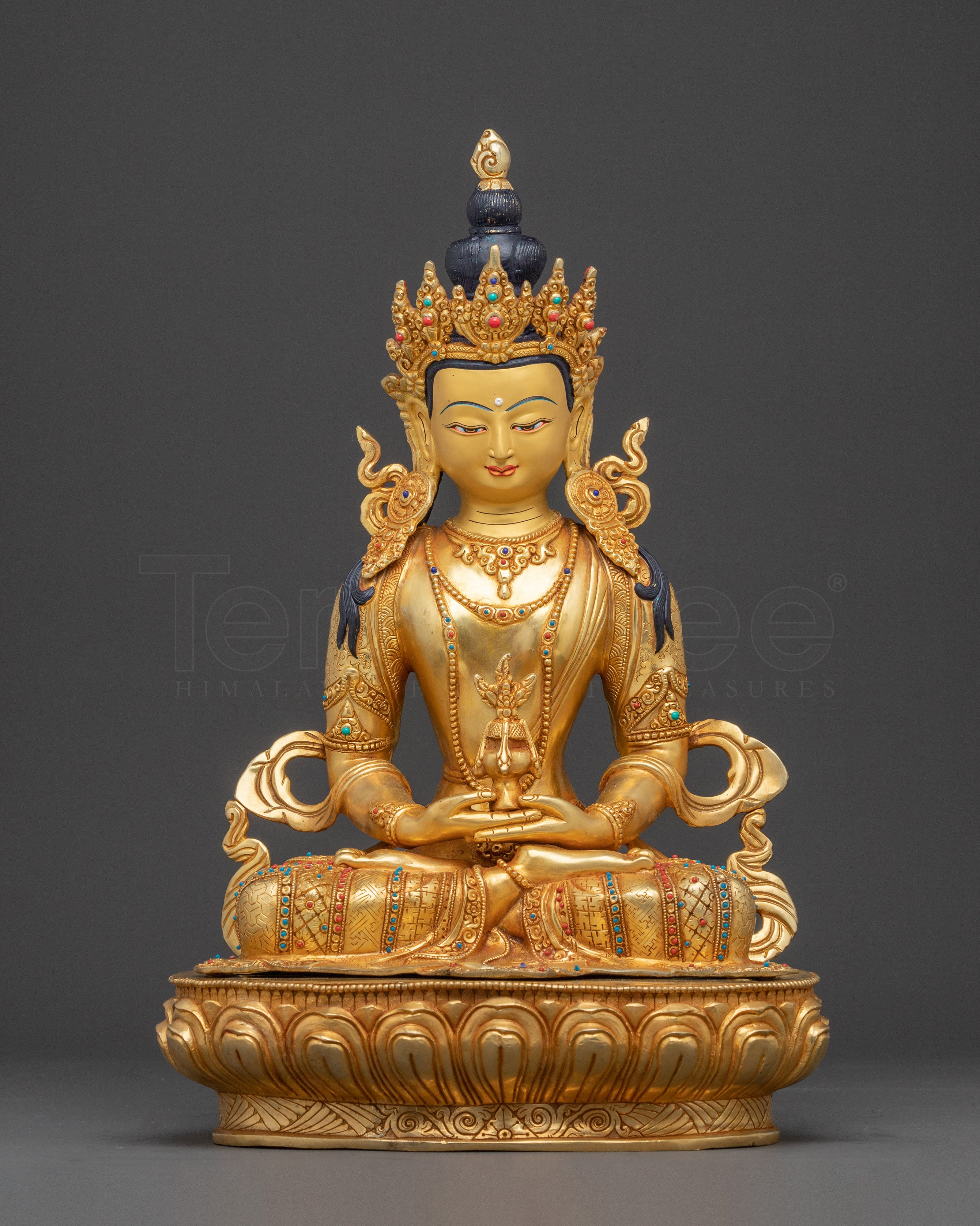 Tibetan Amitayus Long Life Statue