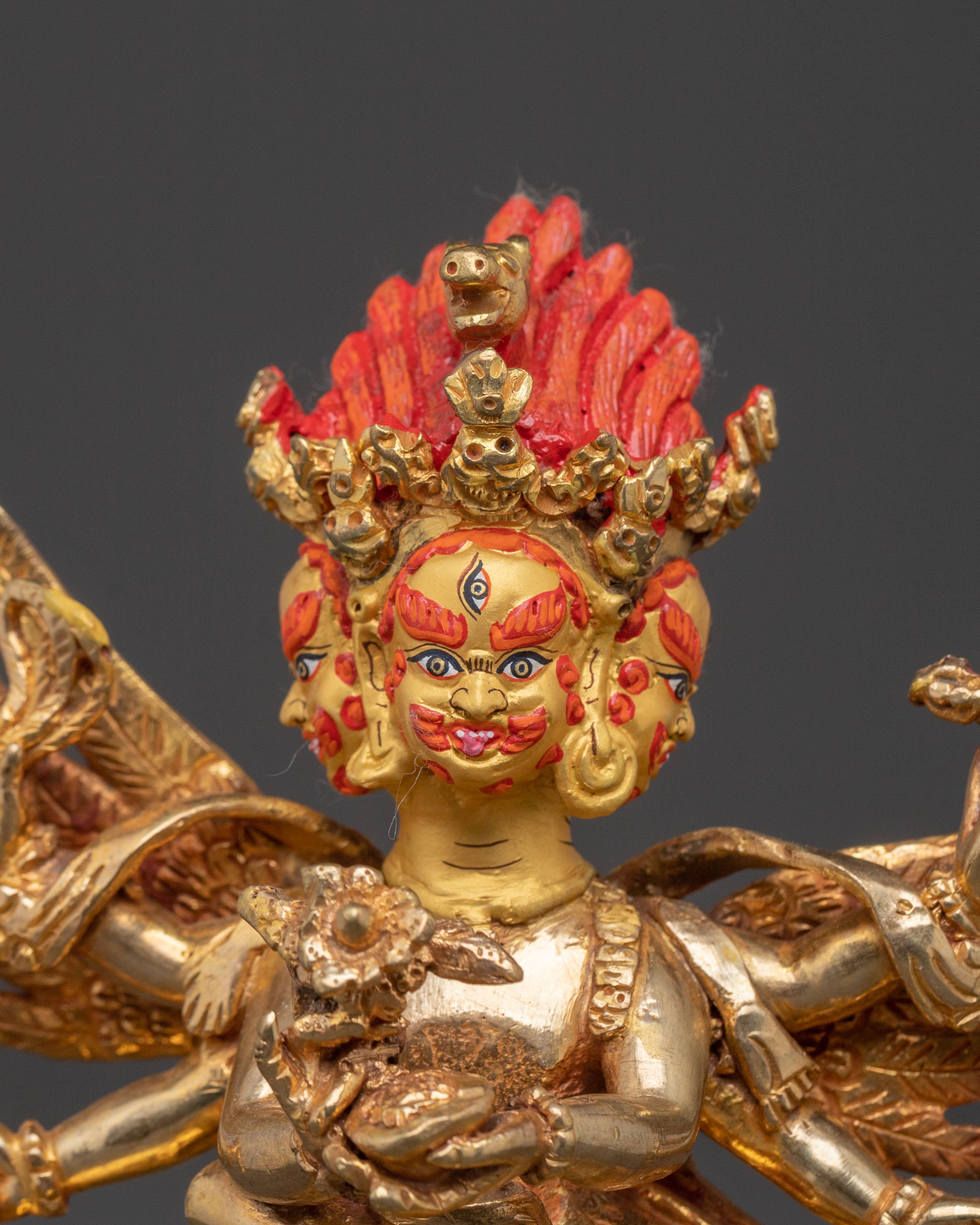 Hayagriva Wrathful Figure | Handcrafted Protector Statue