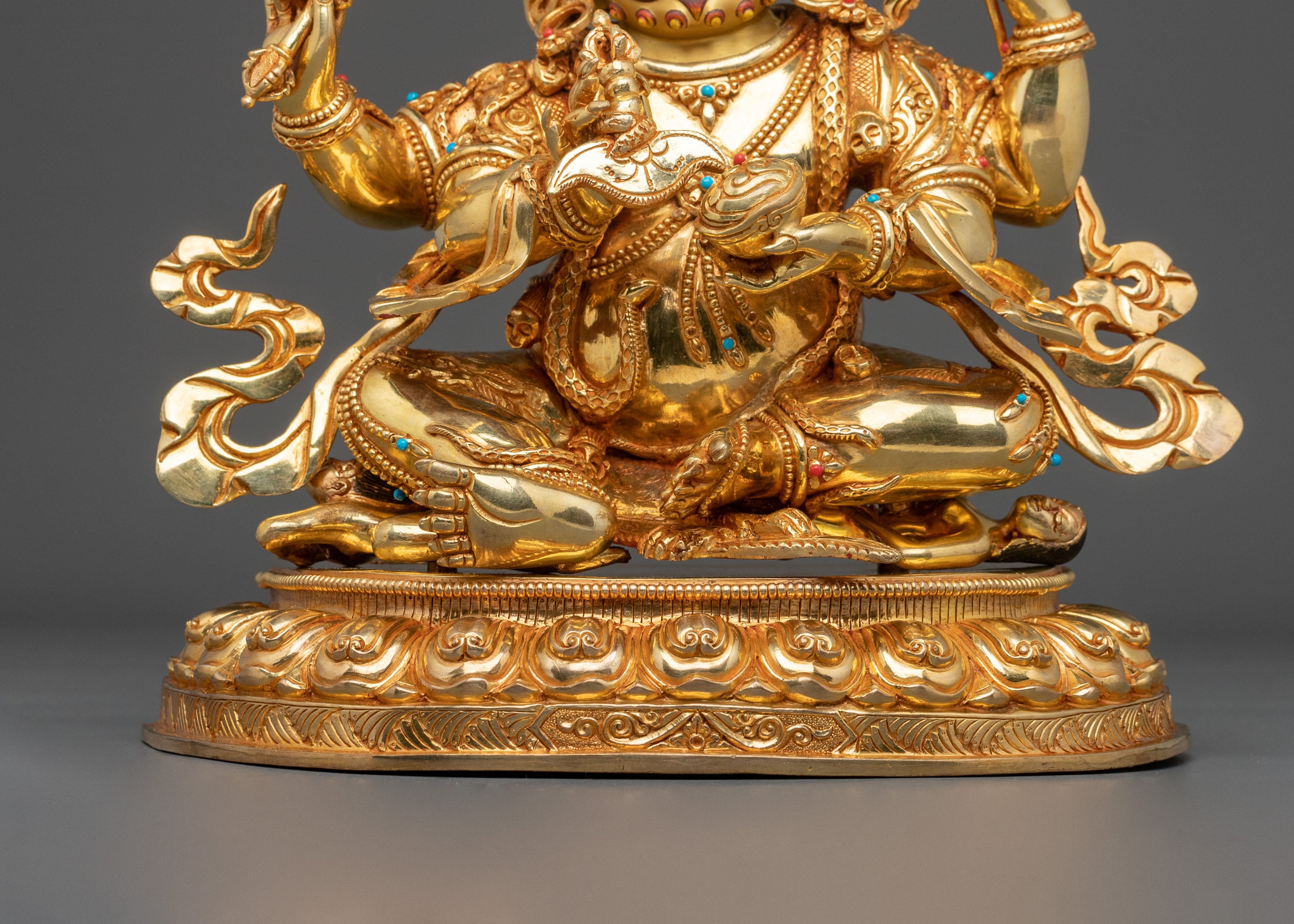 Chaturbhuja Mahakala Statue | Tibetan Buddhist Protector