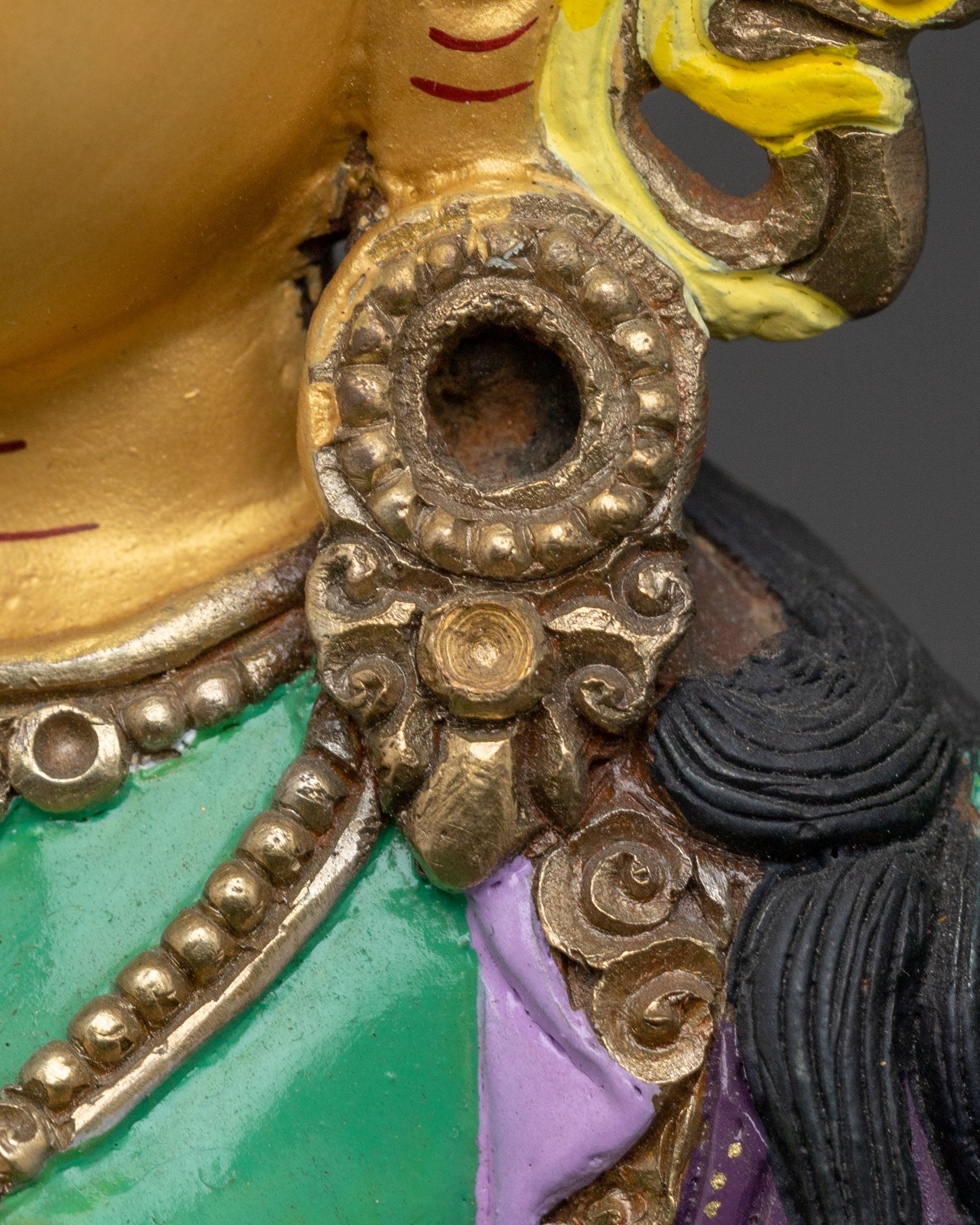 Green Tara Swift Compassion Statue | Hand-Gilded Copper