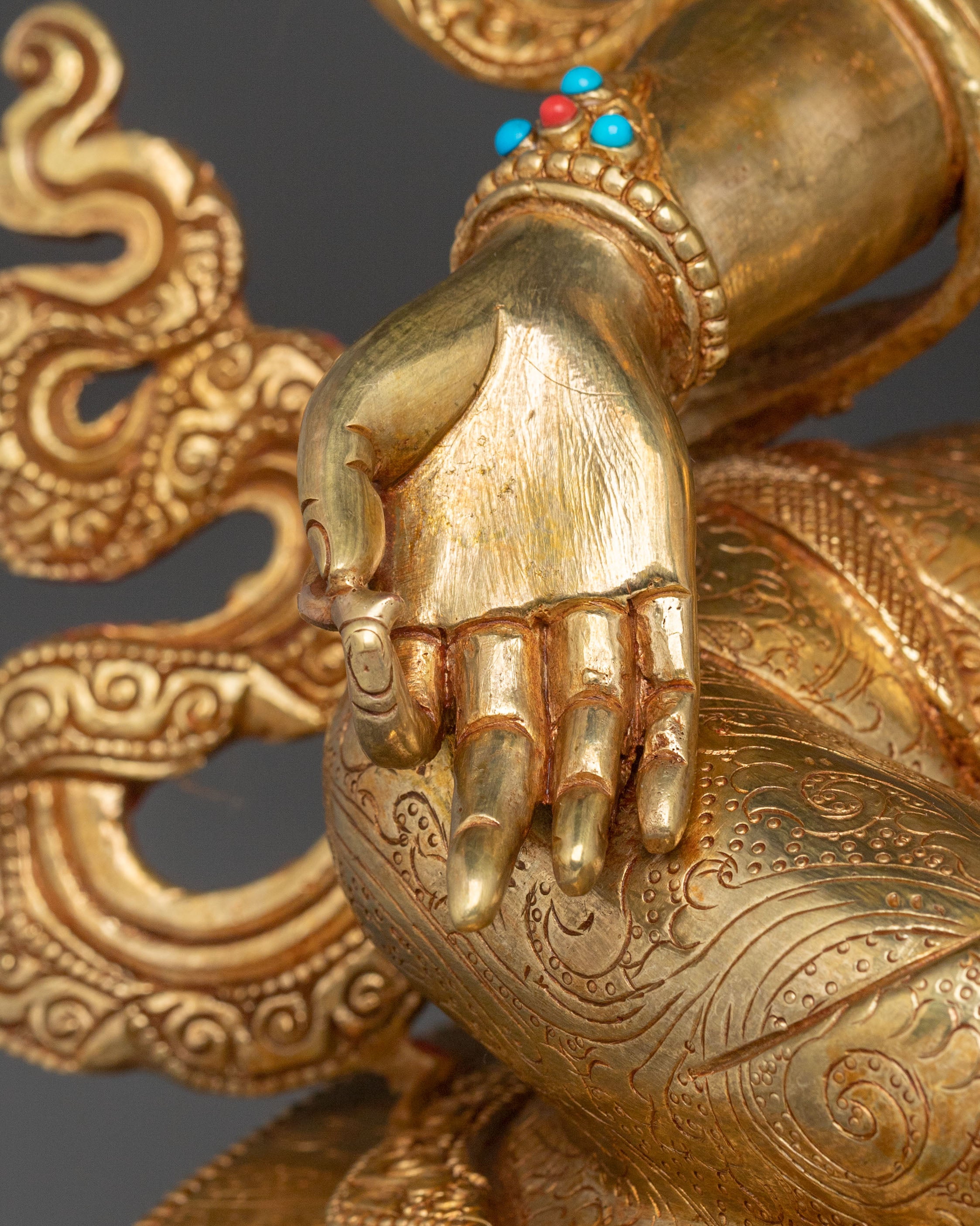 Goddess Green Tara Sacred Sculpture | Buddhist Goddess of Compassion
