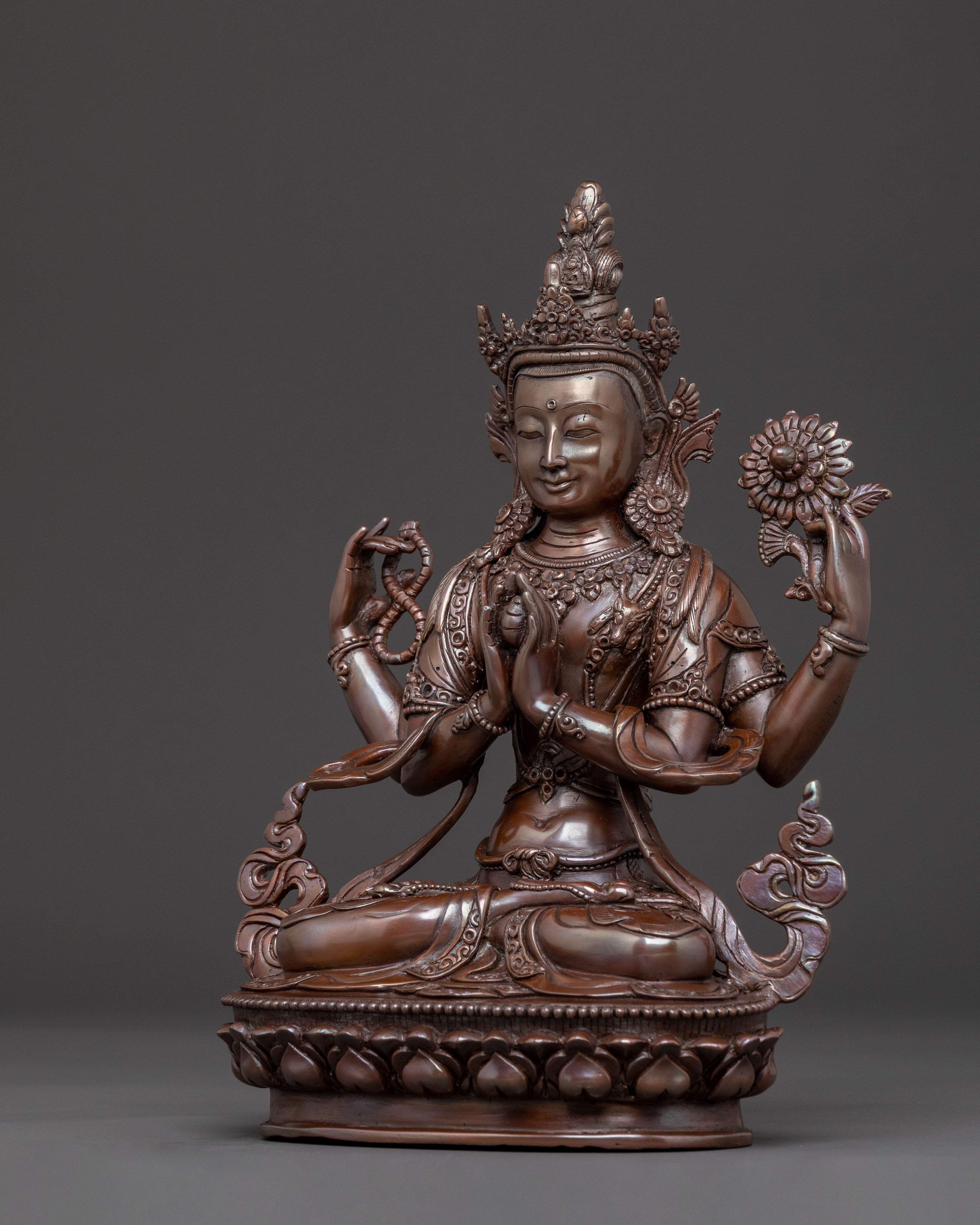 Protector Chenrezig Spiritual Statue of Compassion