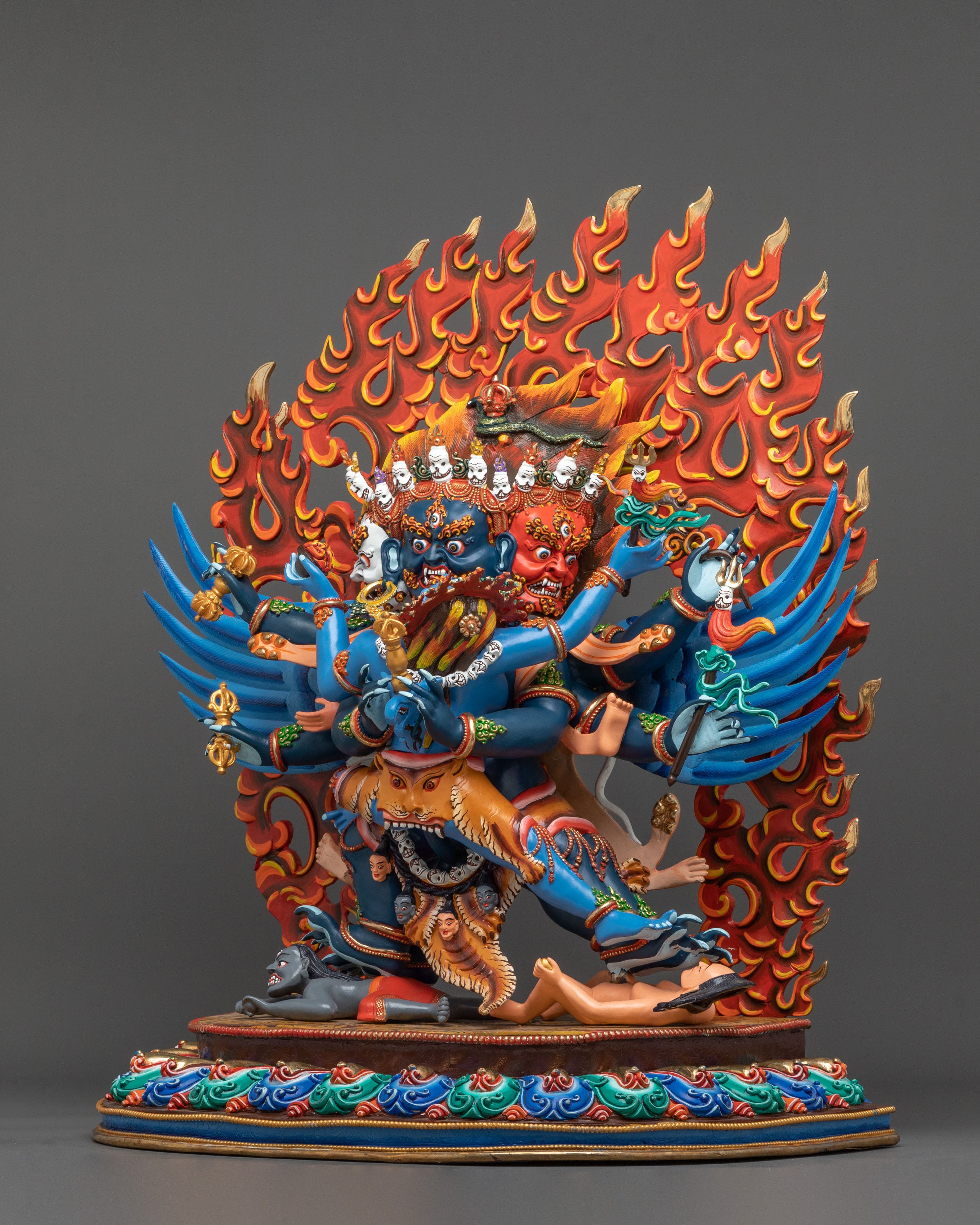 Hand Carved Vajrakilaya Statue | Symbol of Purification