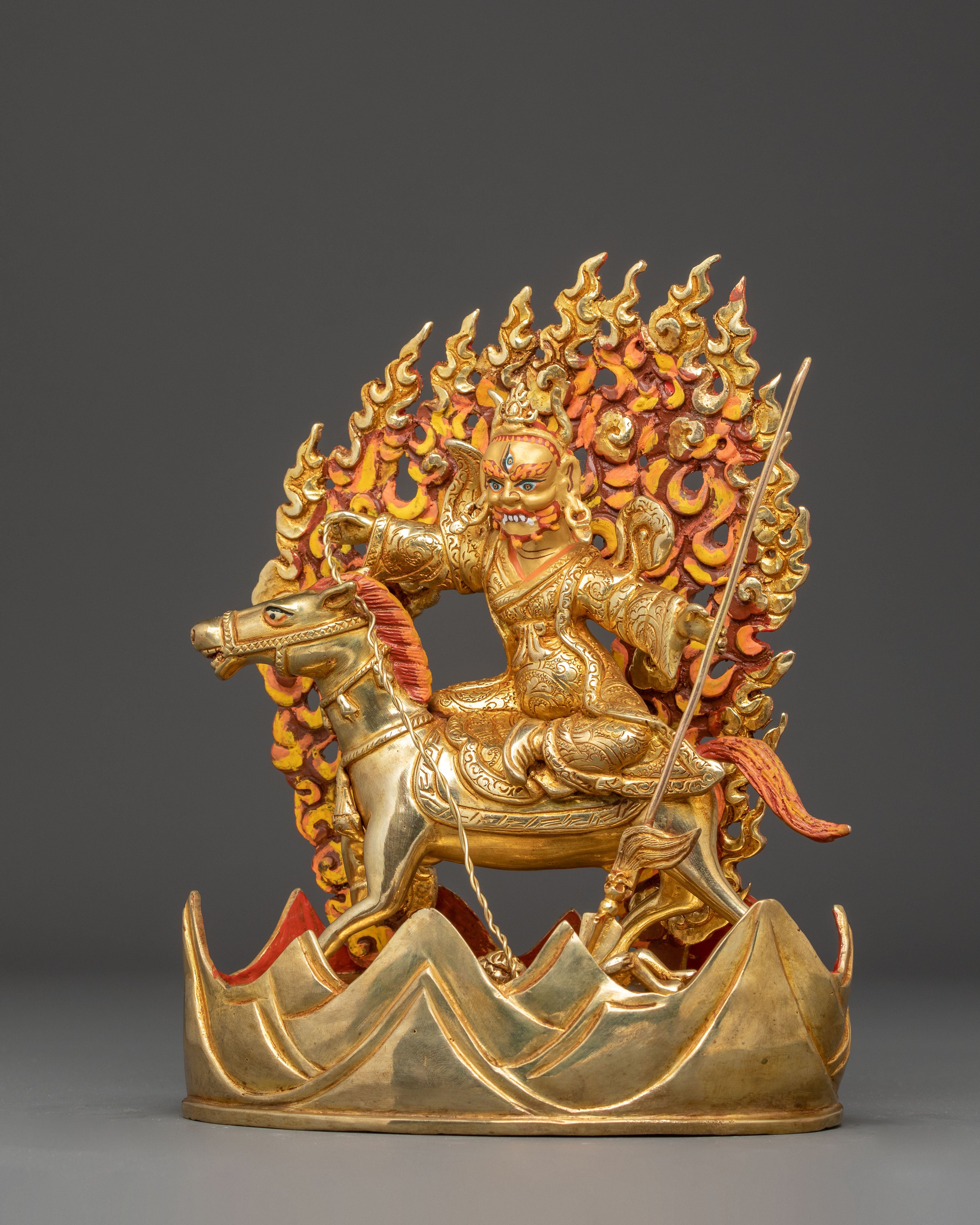 Chimar Mahakala Statue: Powerful Protector