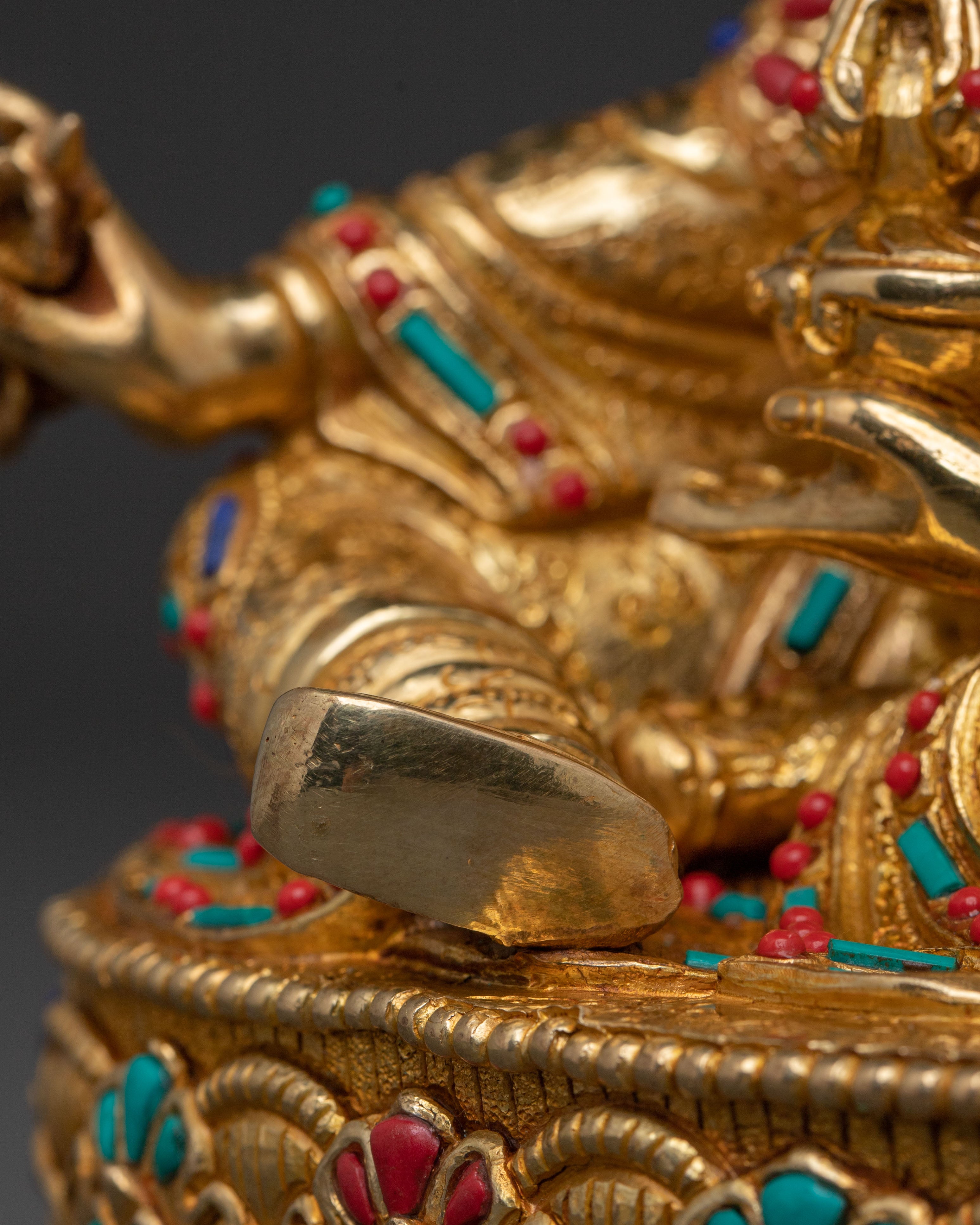 Guru Rinpoche Copper Sculpture | Symbol of Wisdom & Protection