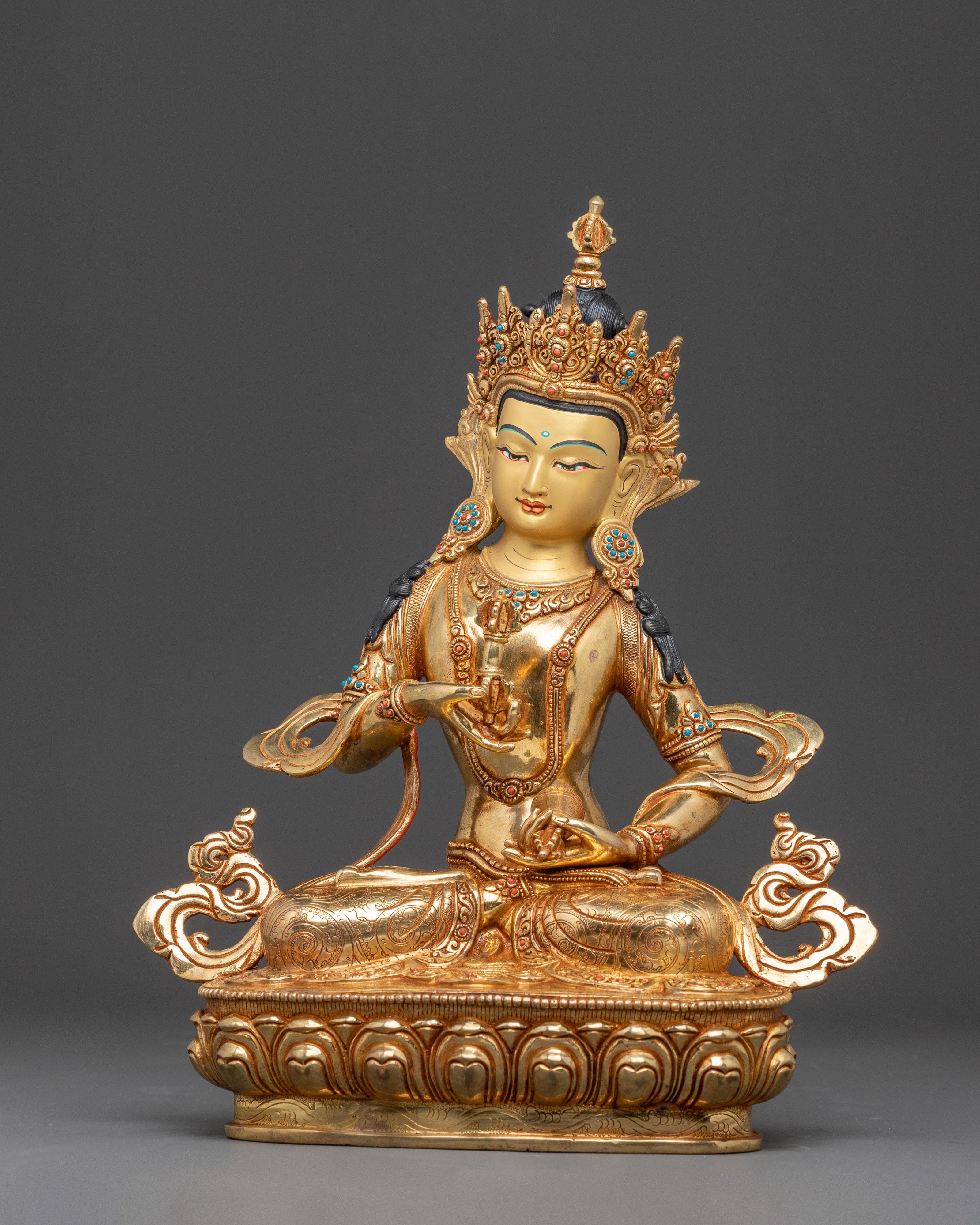 Purification Icon Vajrasattva Golden Statue | Vajrasattva Artwork