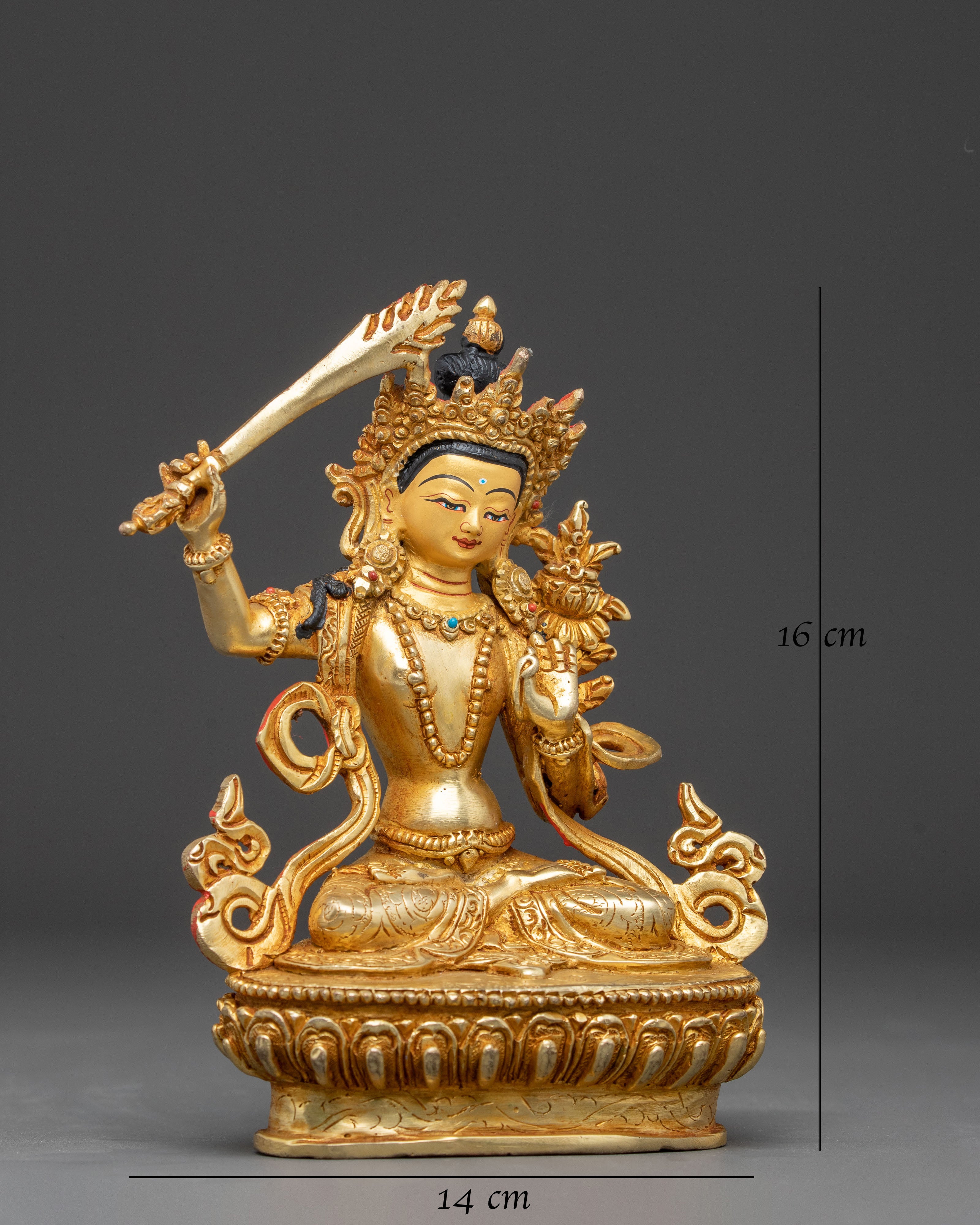 Bodhisatttva Manjushri Handcrafted Statue