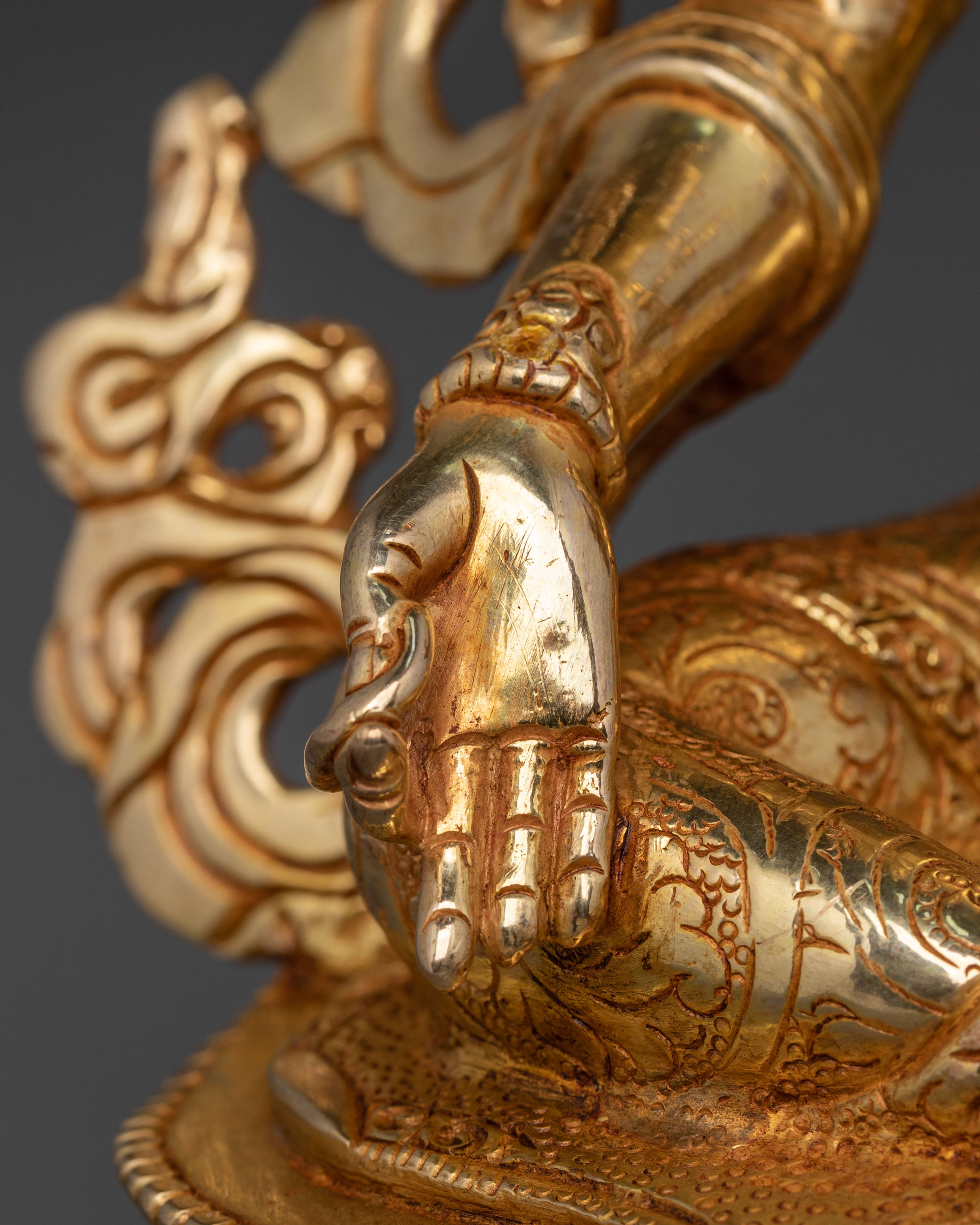 Green Tara Sacred Statue: Handcrafted in Nepal