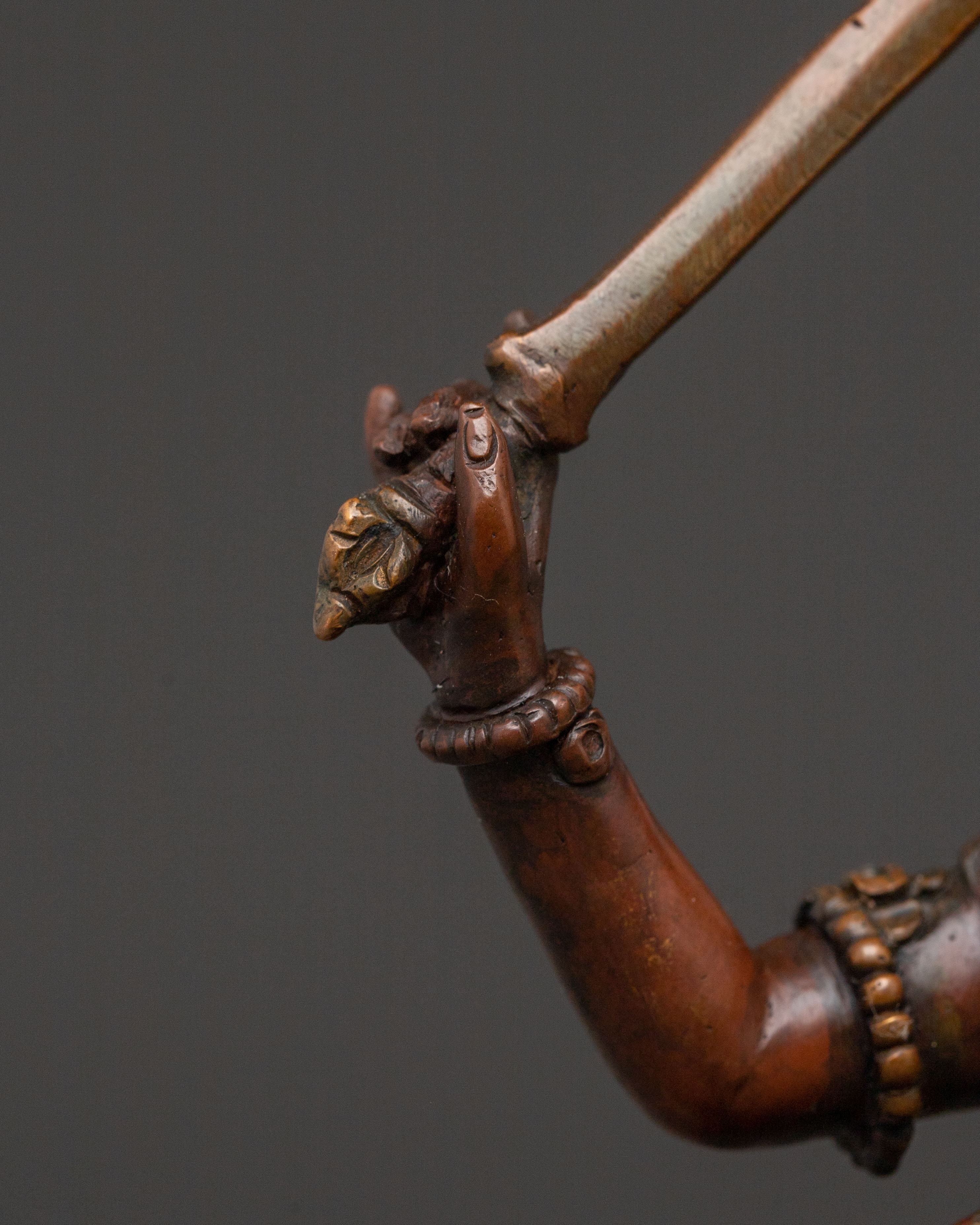 Six Bodhisattva Statue Set – Handcrafted Copper Set