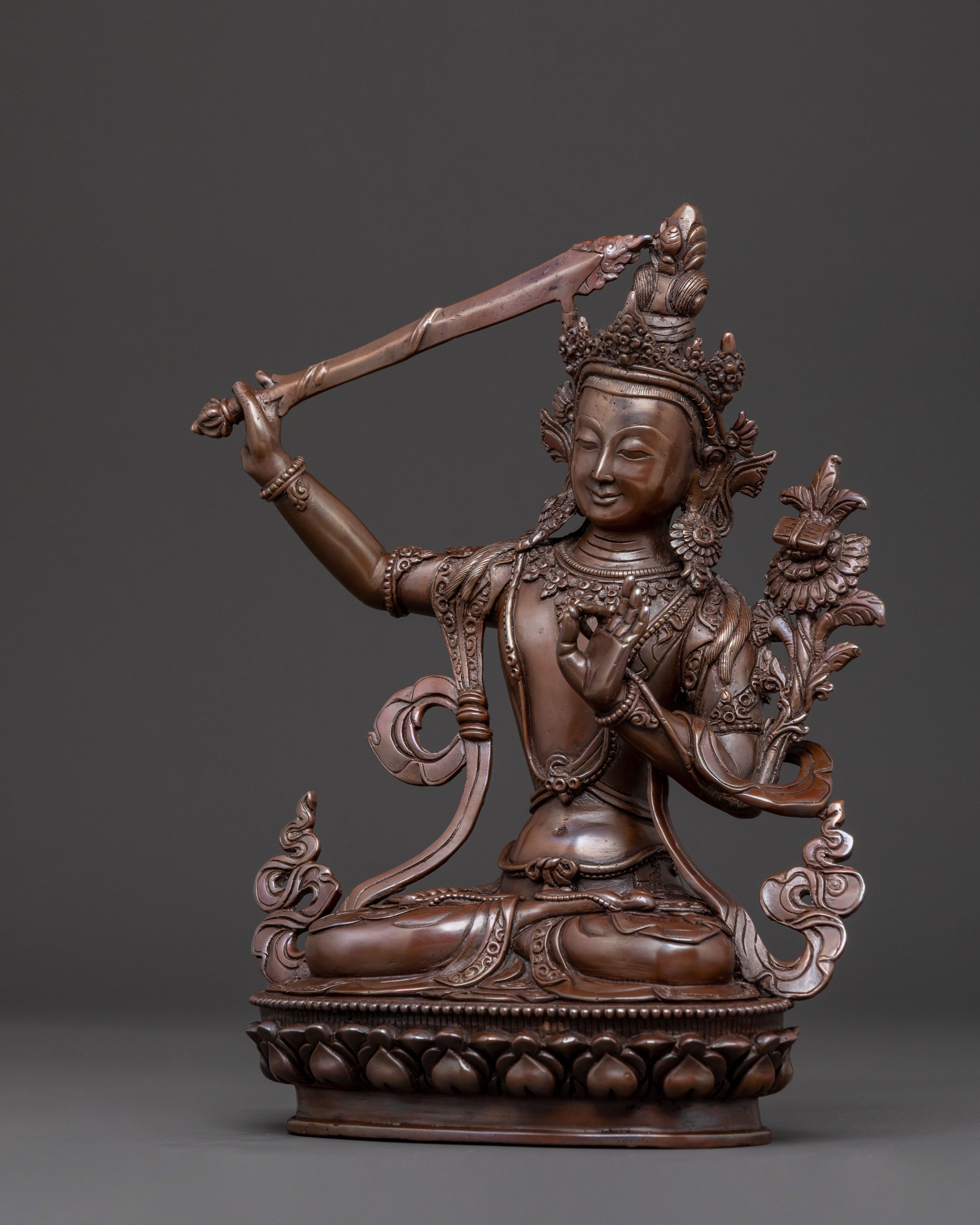 Manjushri Sacred Statue | Embodiment of Wisdom