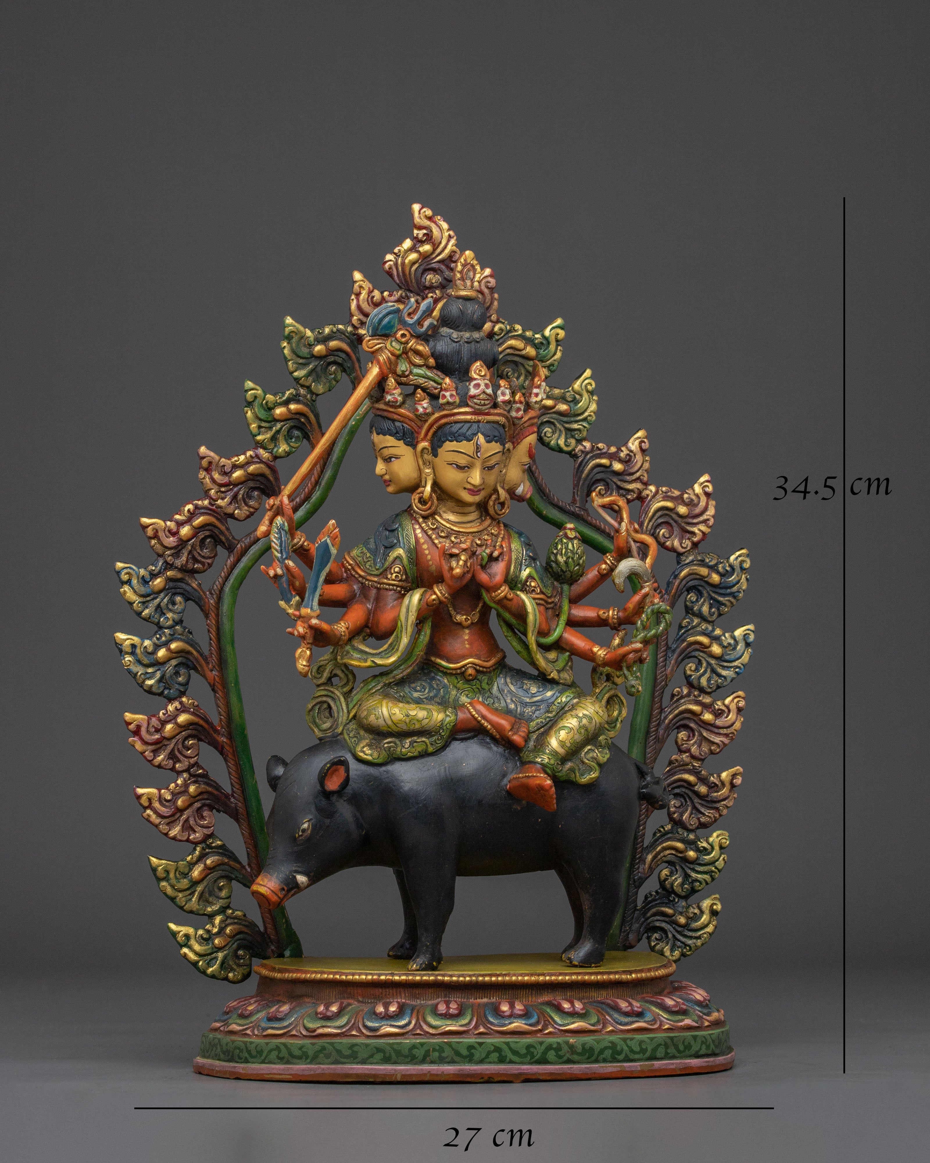 Marici Statue: Tibetan Buddhist Goddess